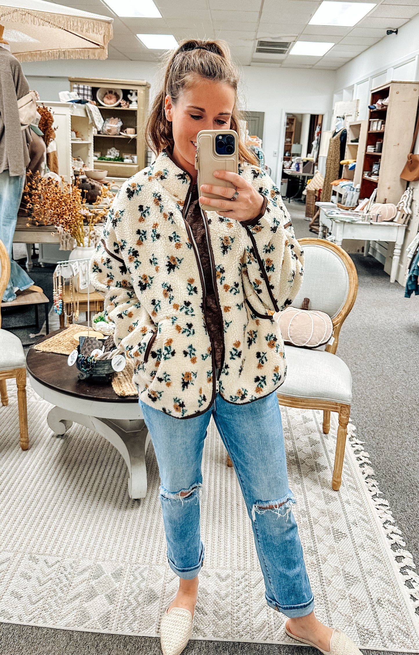 Garden Chill Fleece Zip Up (S-3XL)