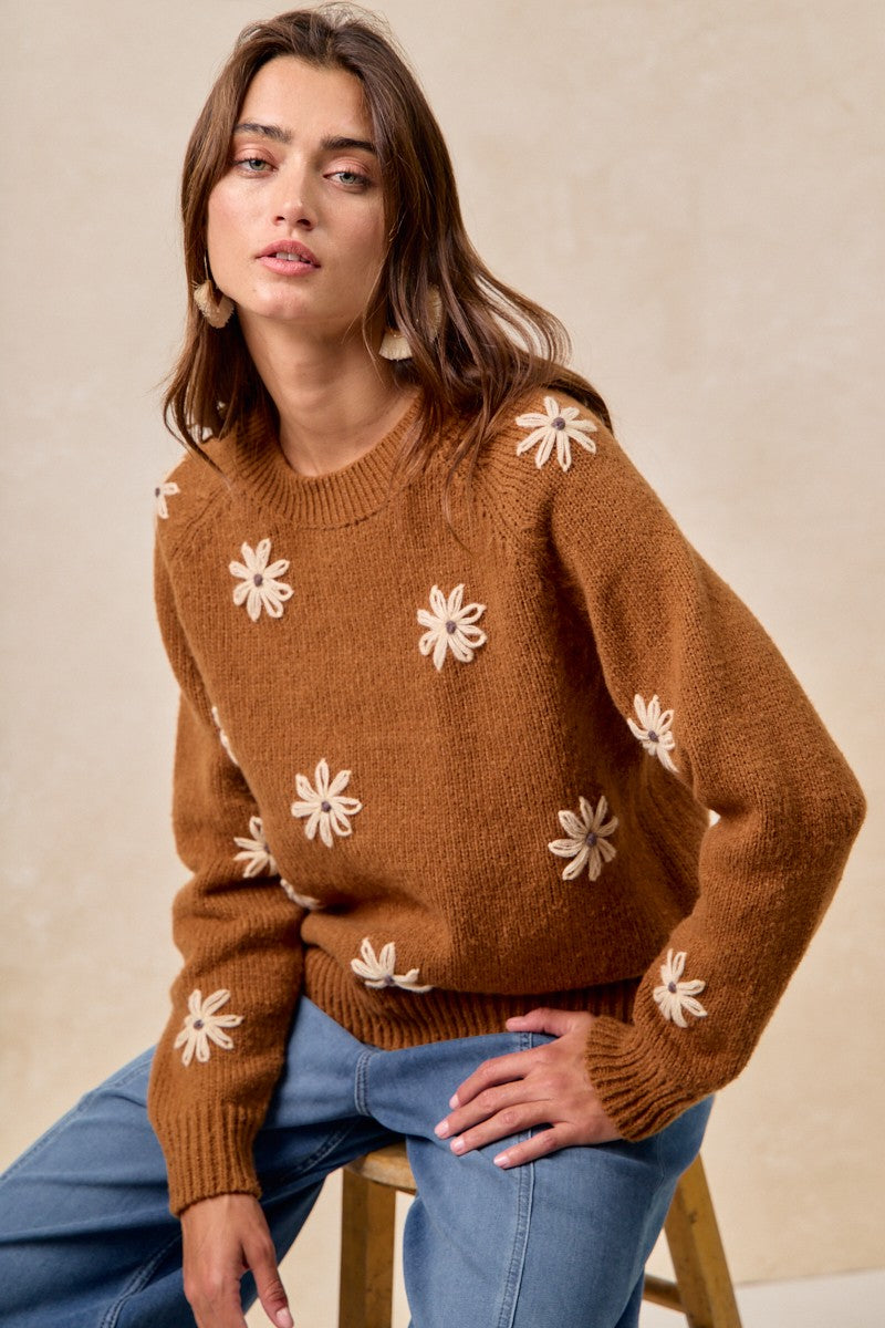 Petal Pick-Me-Up Sweater (S-XL)