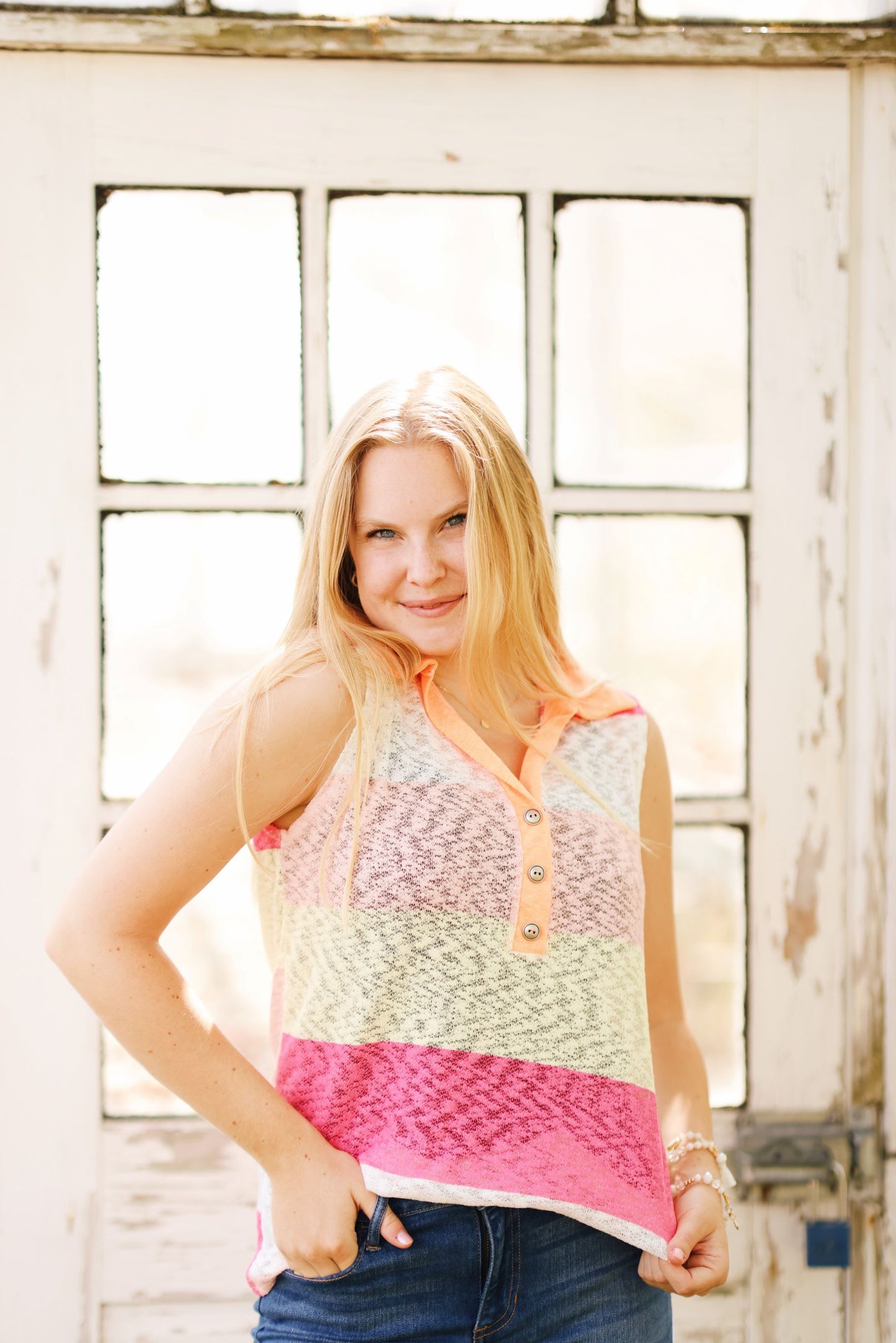Summer Lovin' Striped Tank