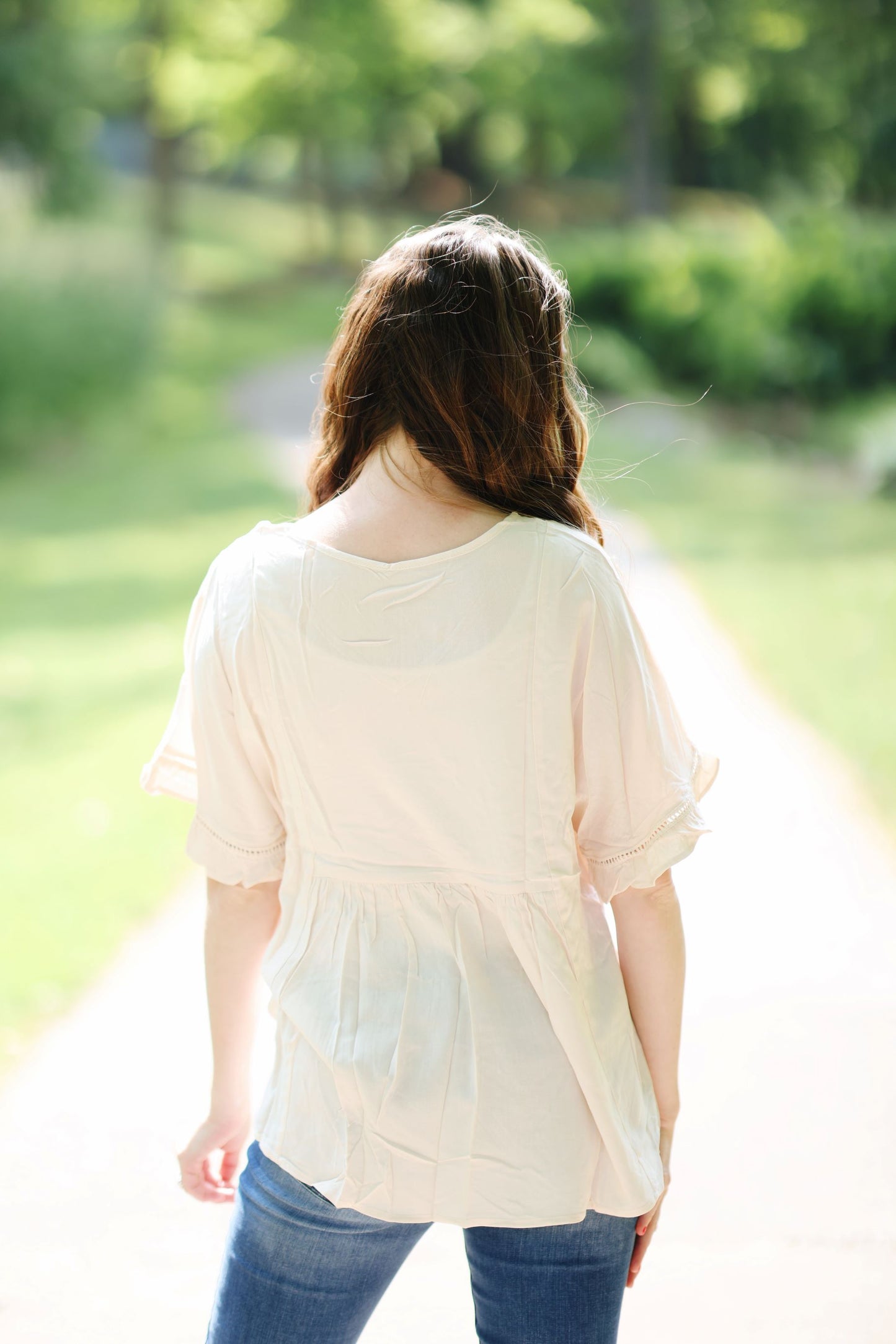 Falling For Fall Blouse Top-Apricot