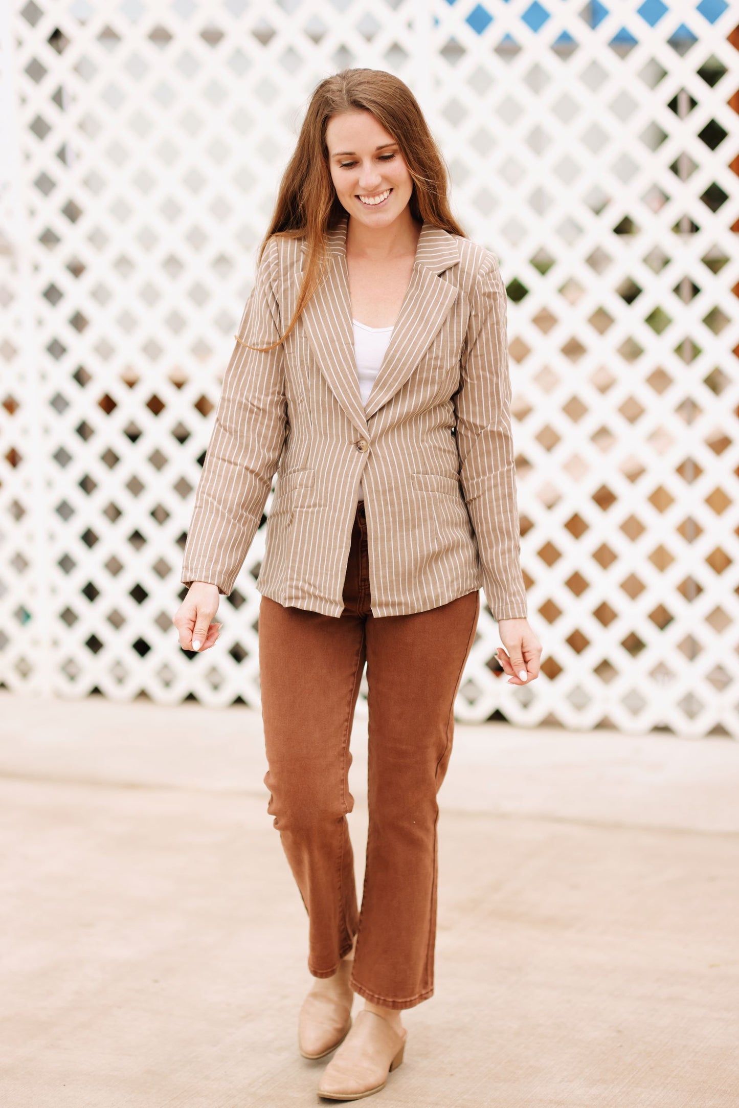 In A Striped Daze Blazer