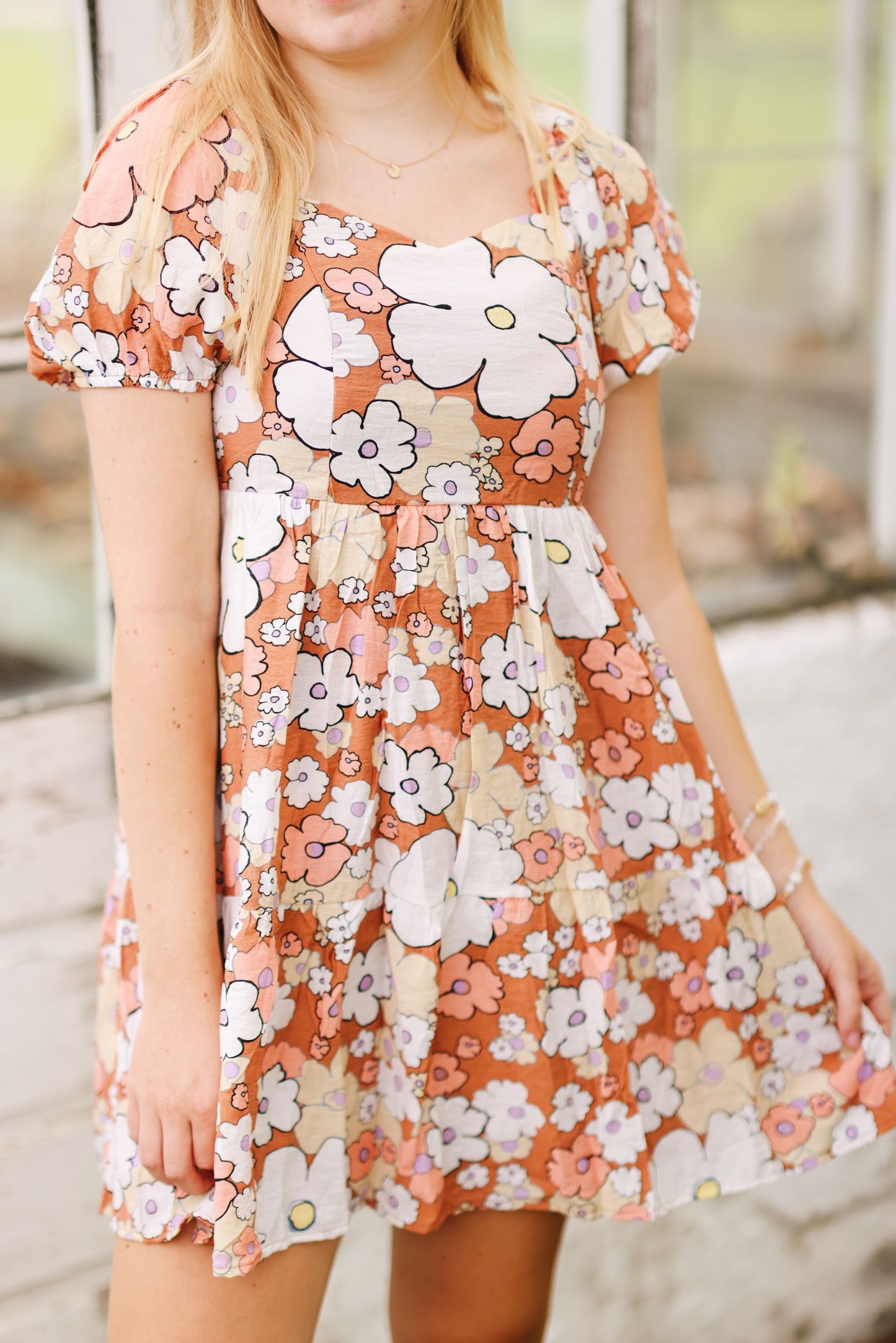 The Flora Floral Dress