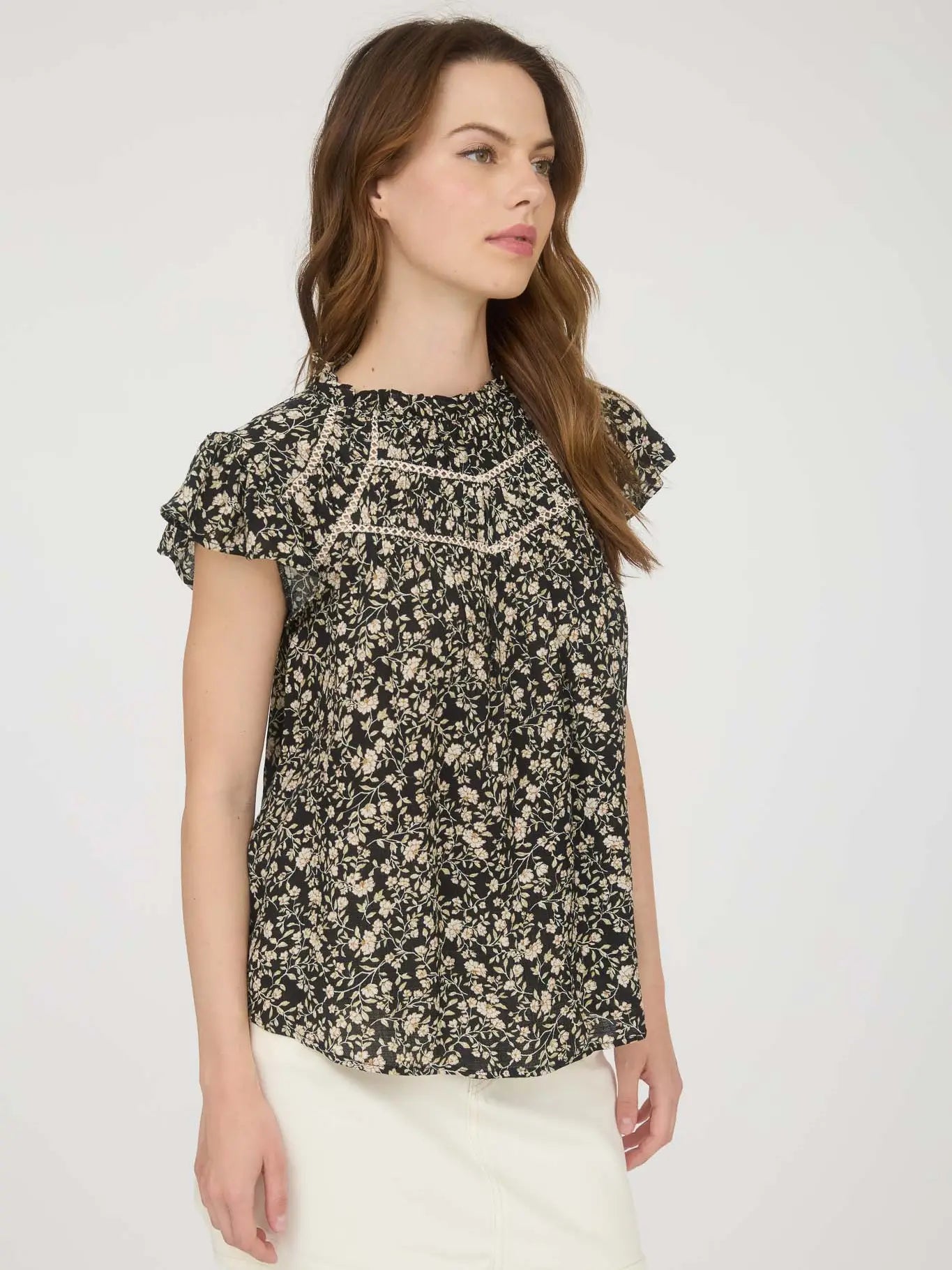Midnight Bloom Blouse
