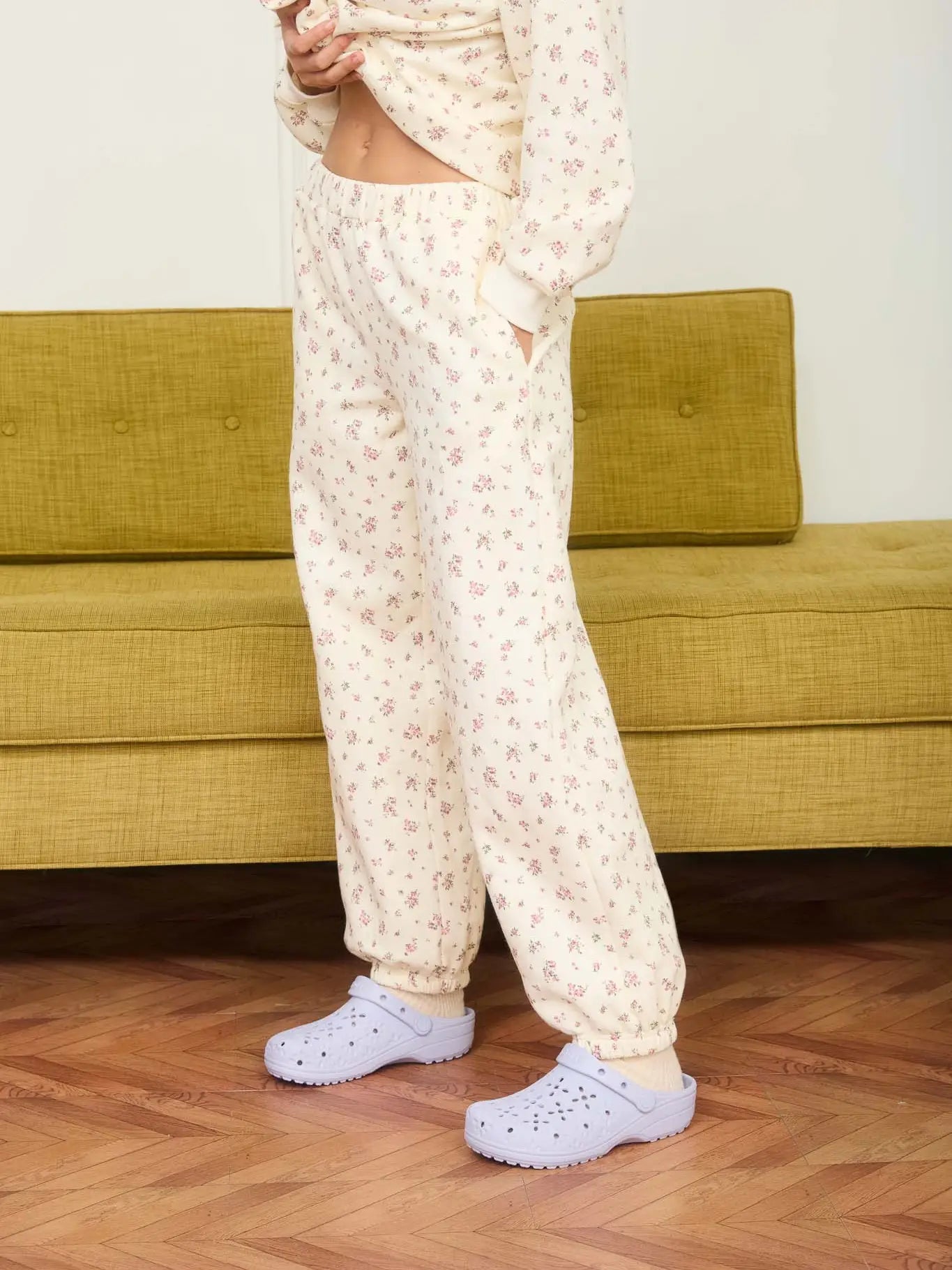 Springtime Stitch Jogger Pants