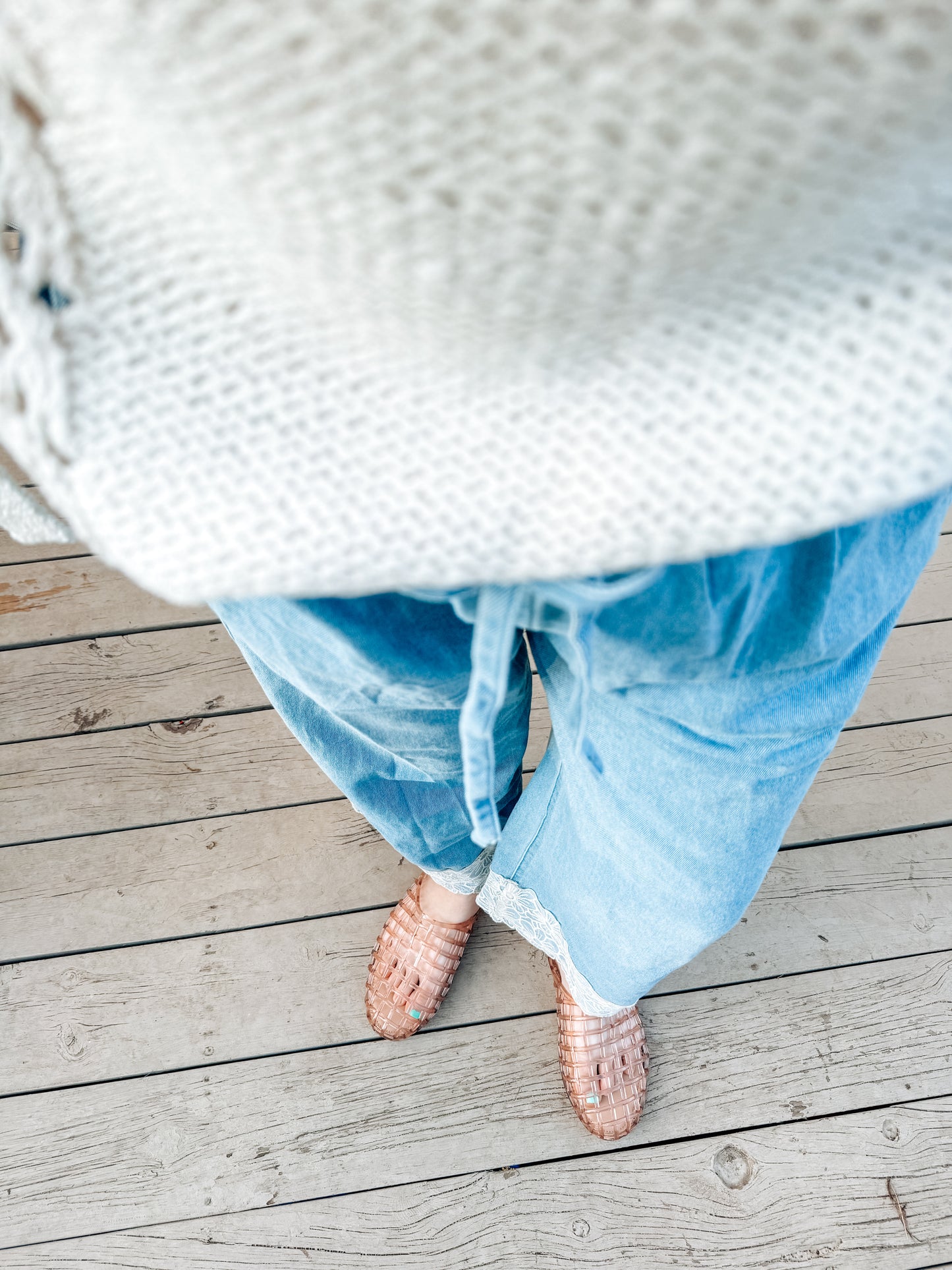 Lace & Denim Dreams Bottoms (S-XL)