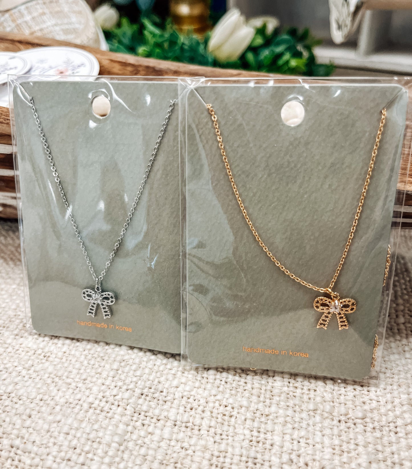 Wrapped In A Bow Necklace (2 Styles)