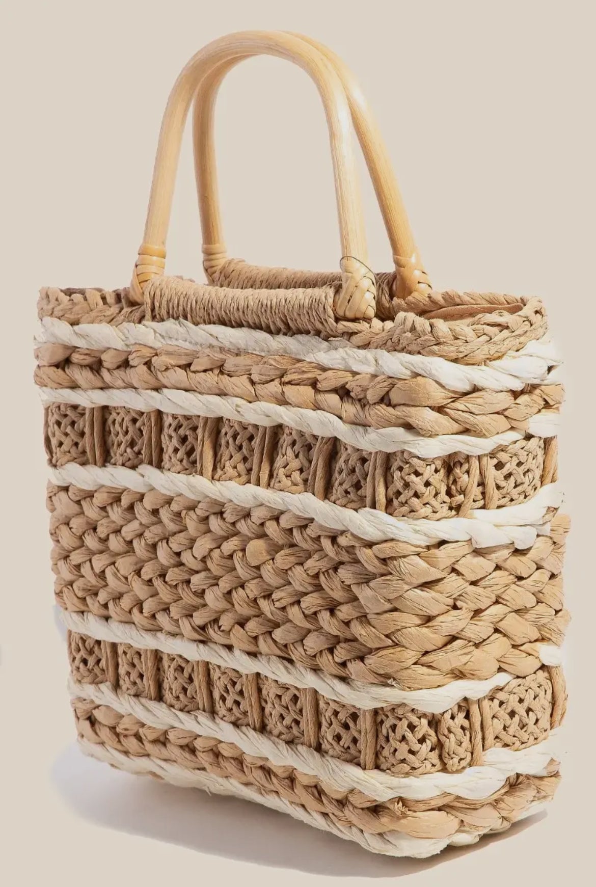 Summer's Basket Weave Hang Bag