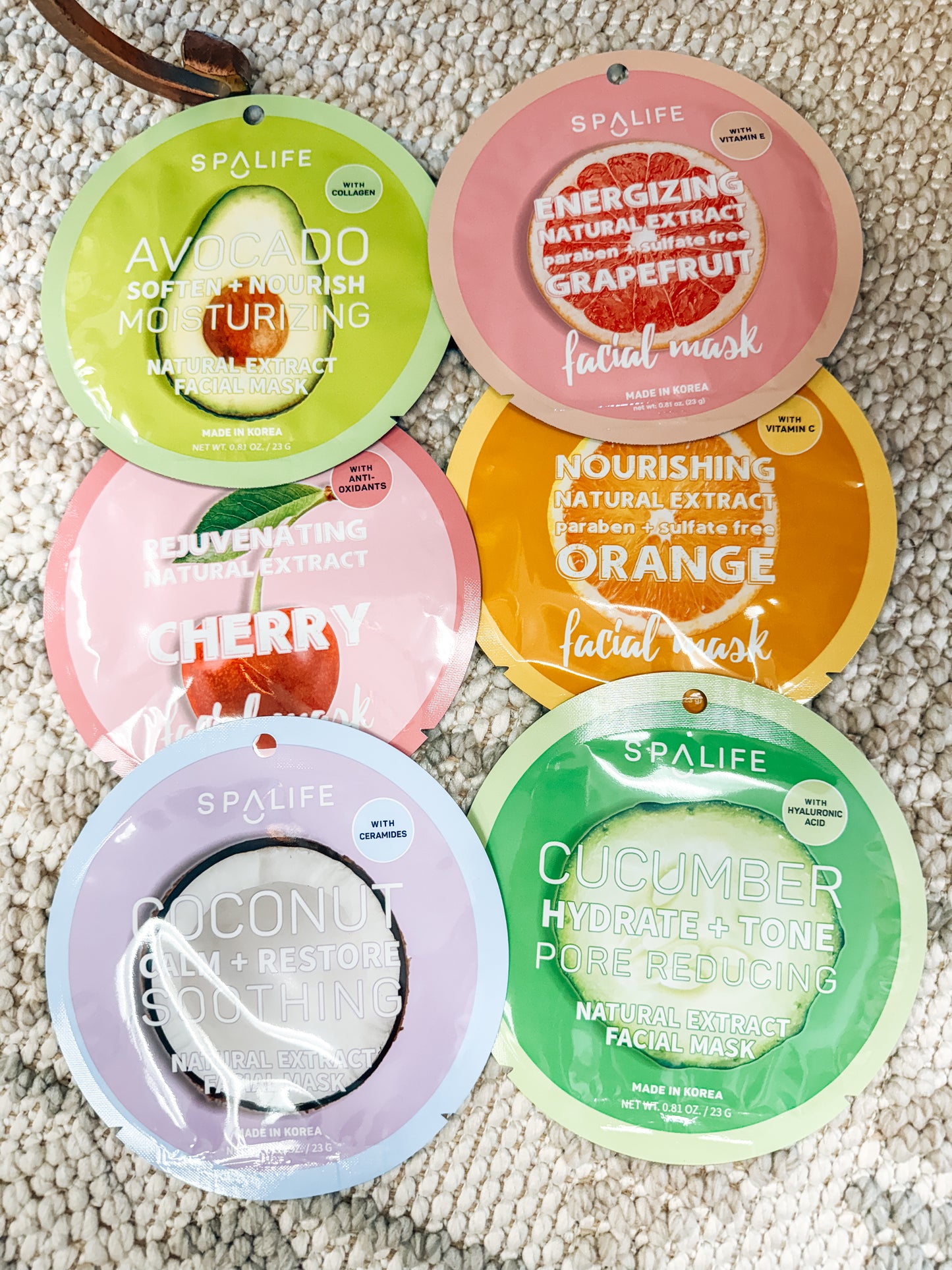 Summertime Bliss Facial Mask (6 Styles)