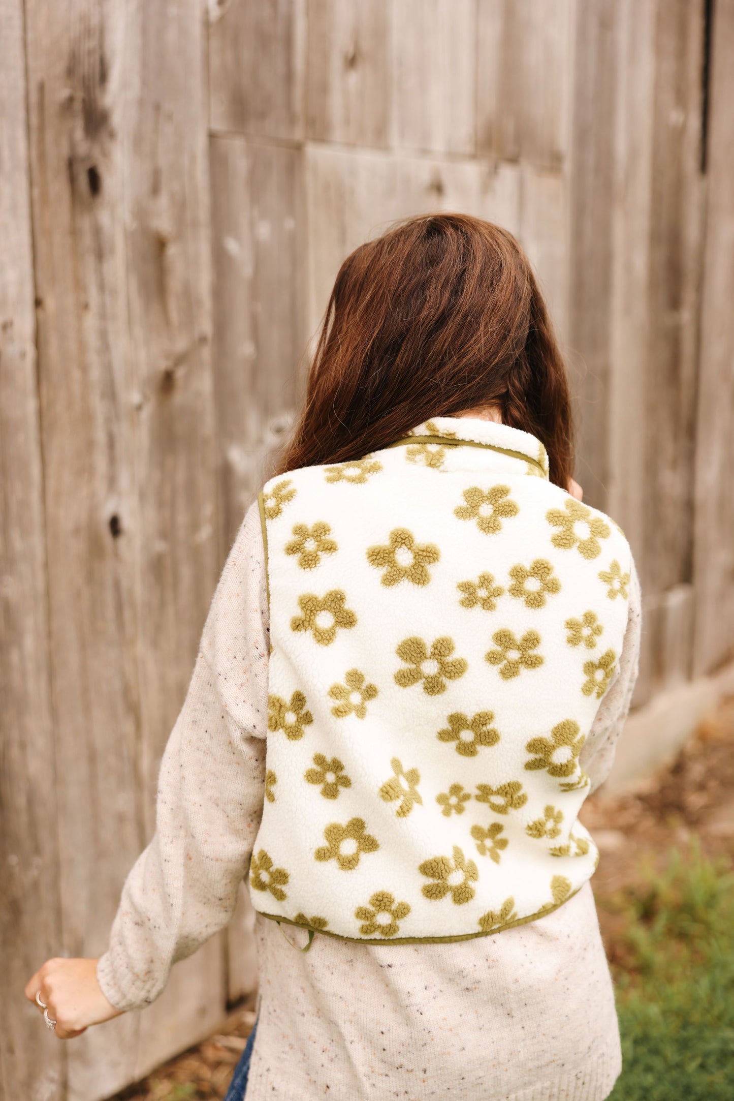 Oakwood Charm Vest-Green Mix