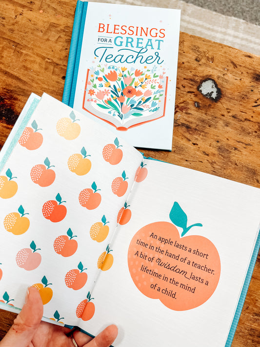 Blessings For A Teacher Book