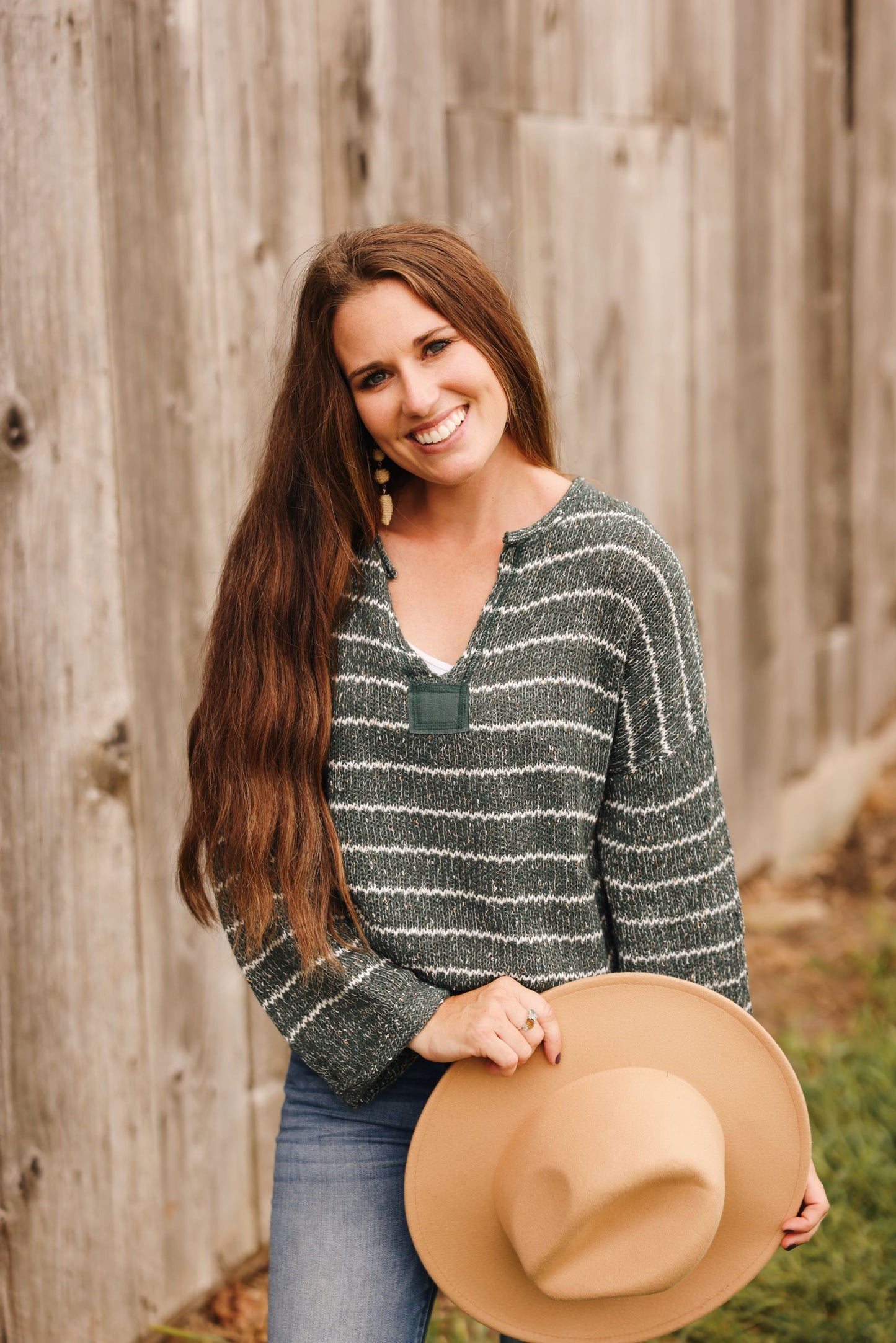 Classic Chic Knitted Sweater-Hunter Green
