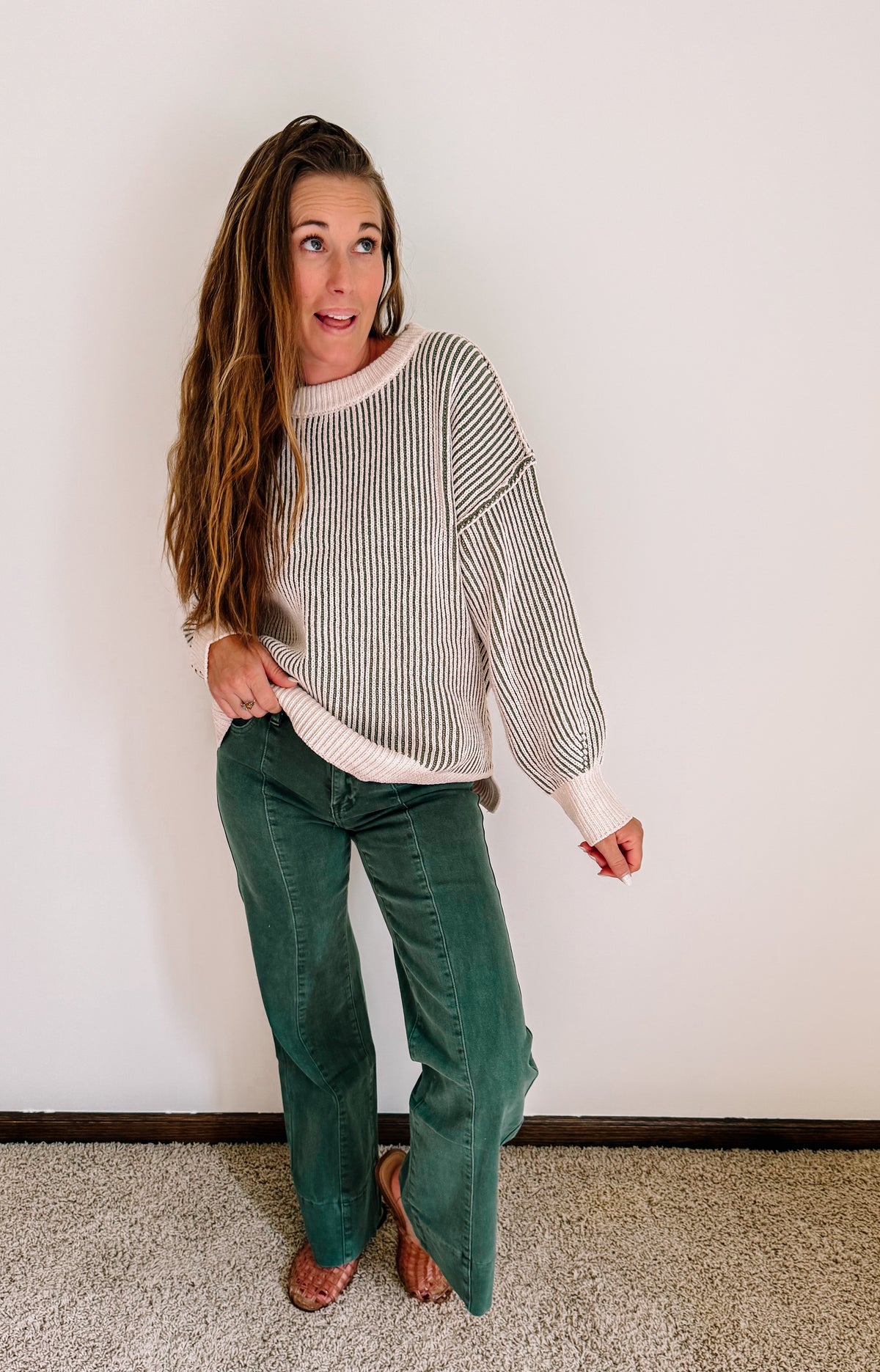 The October Roads Two Tone Sweater (2 Colors)