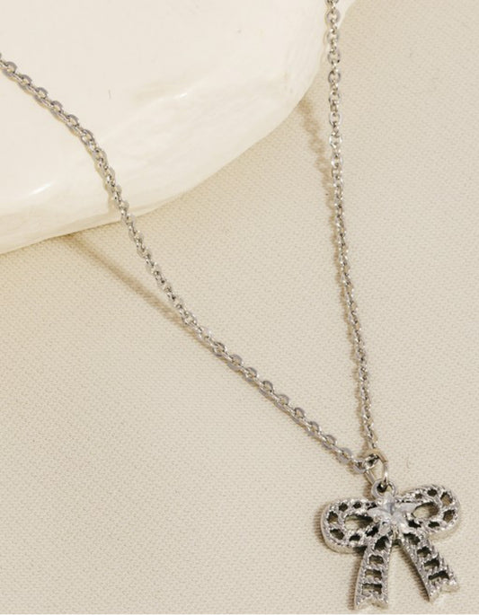 Wrapped In A Bow Necklace (2 Styles)