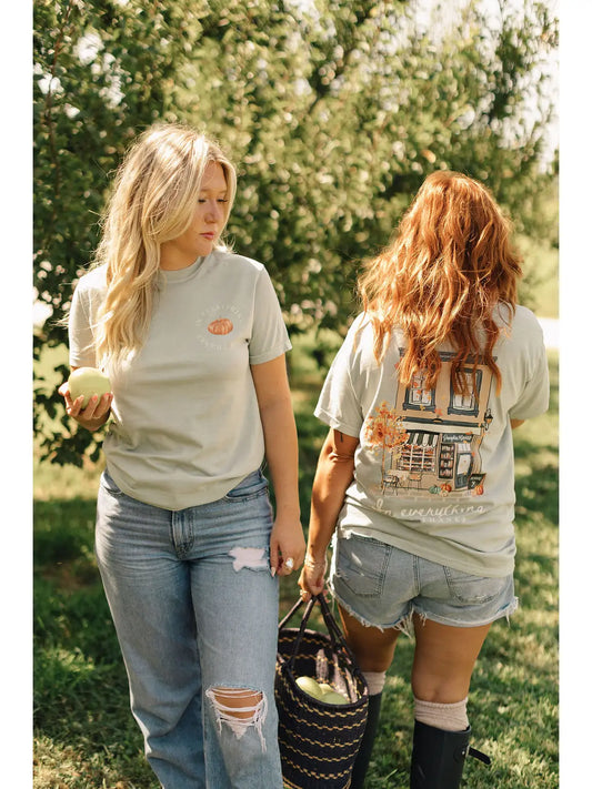 Pumpkin Market in Everything Give Thanks Graphic Tee (S-3X)