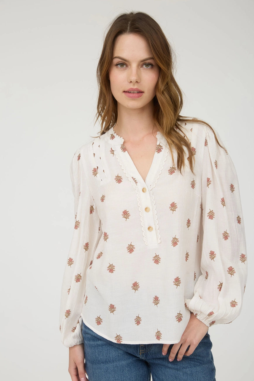 Great Escape Blouse-Ivory