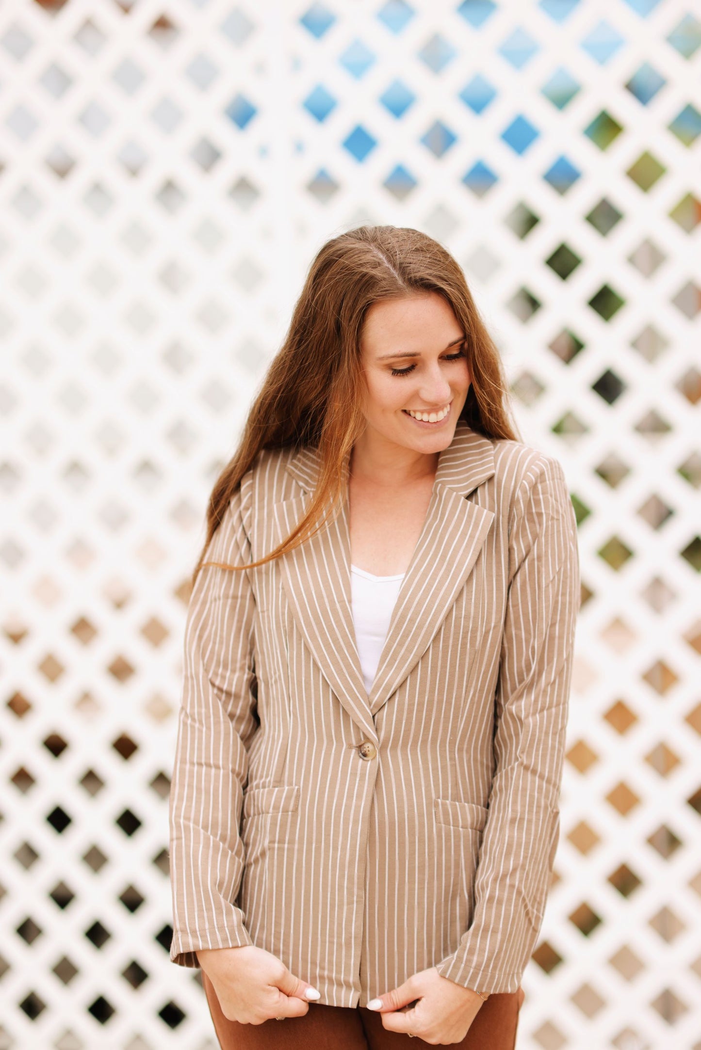 In A Striped Daze Blazer