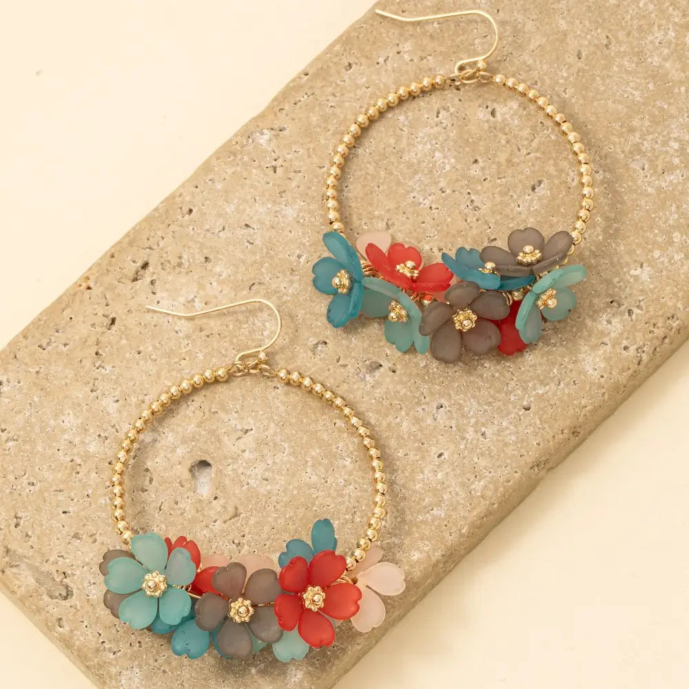 Flourish Hoop Earrings (2 colors)