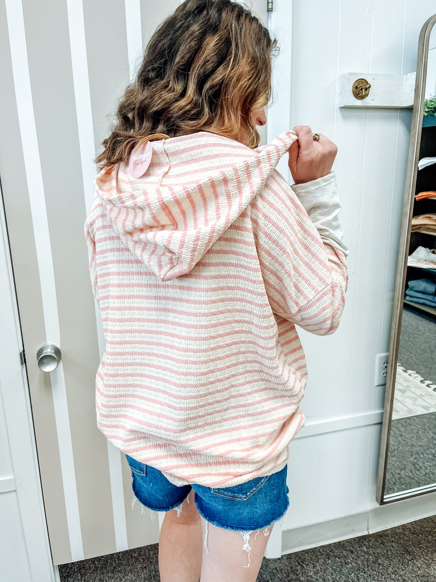 Chill Striped Hoodie
