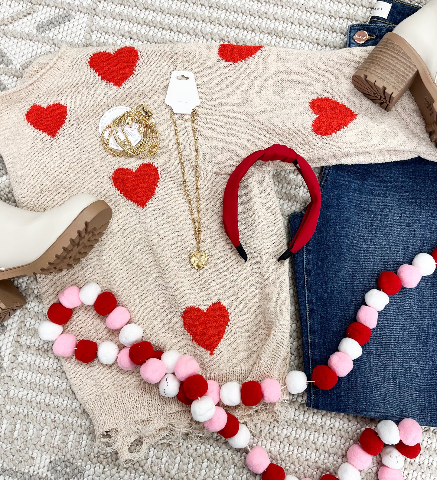 Queen Of Hearts Sweater