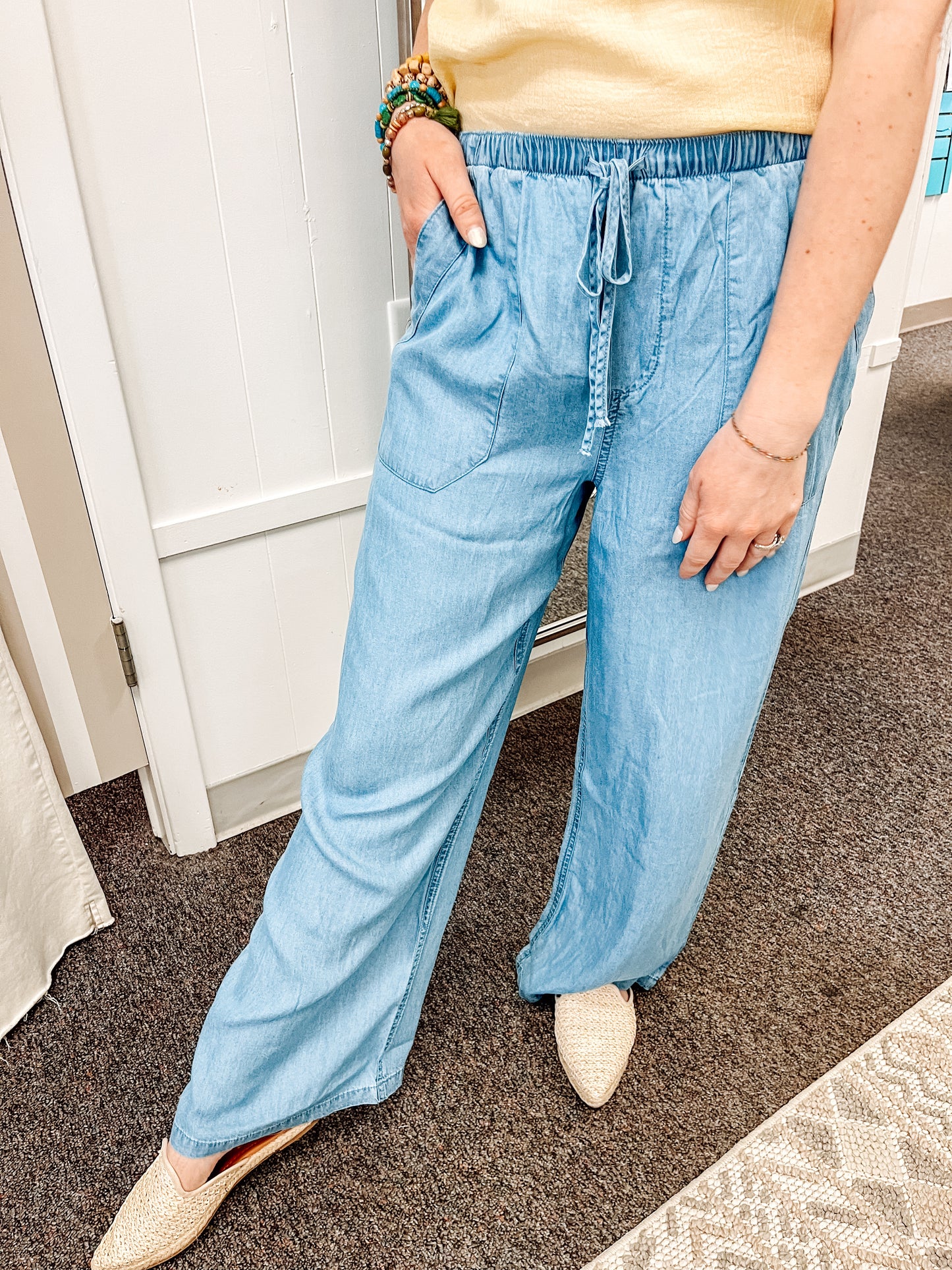 The Chambray Charm Pants