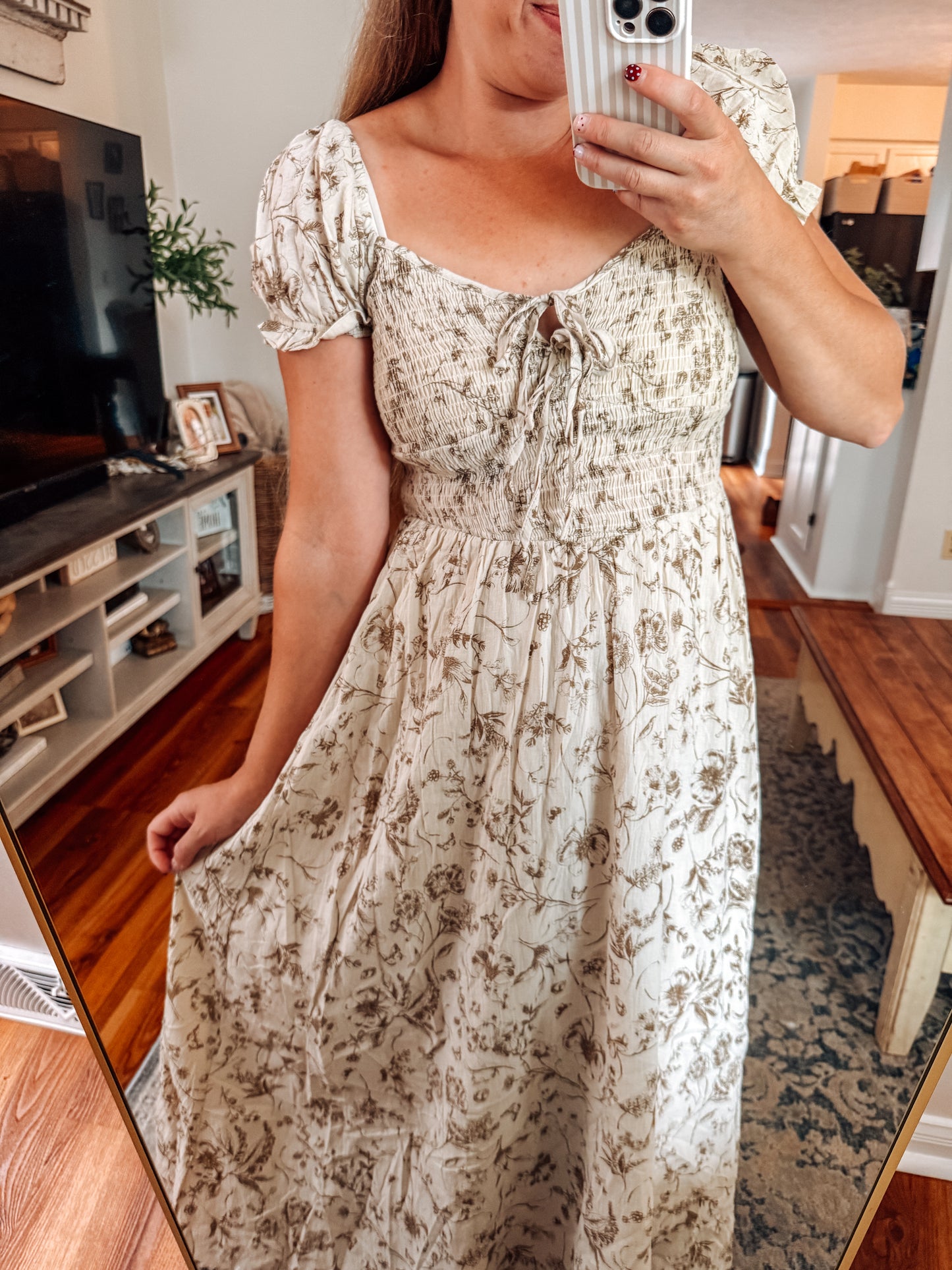 The Hazelwood Midi Smocked Dress