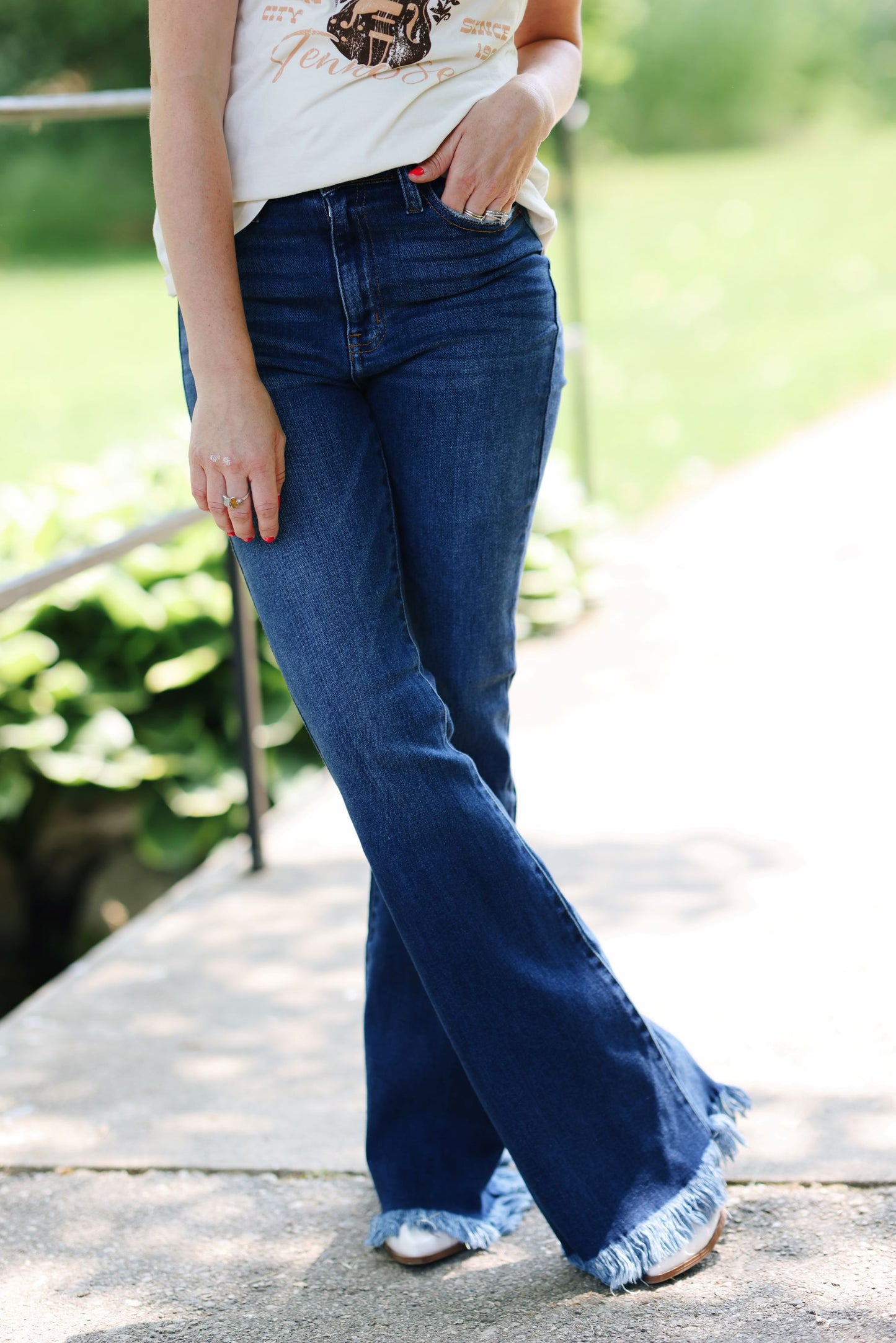 Country Nights Flare Denim