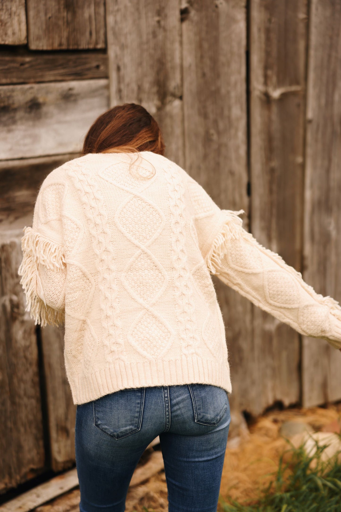 Combine Cable Knit Sweater