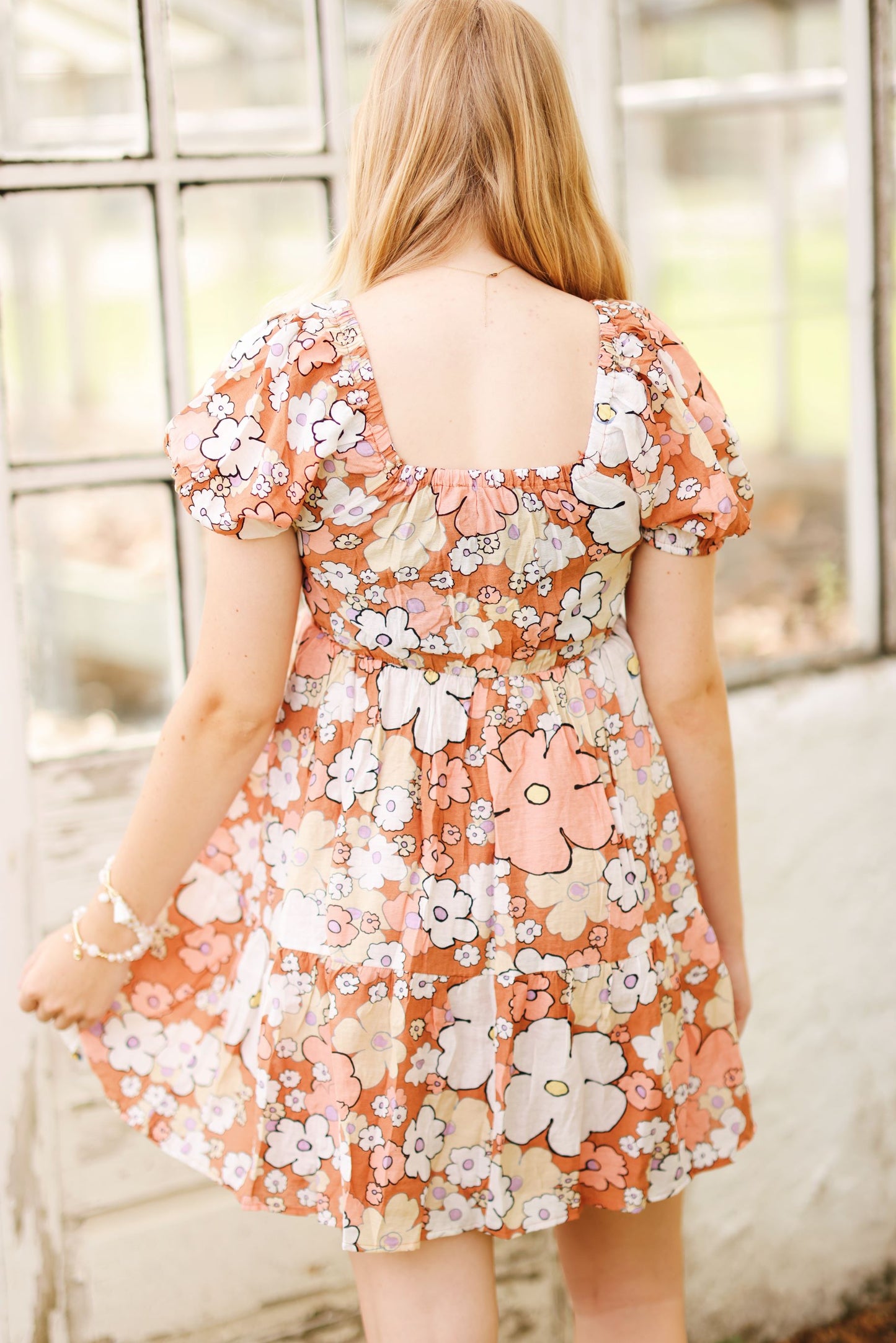 The Flora Floral Dress