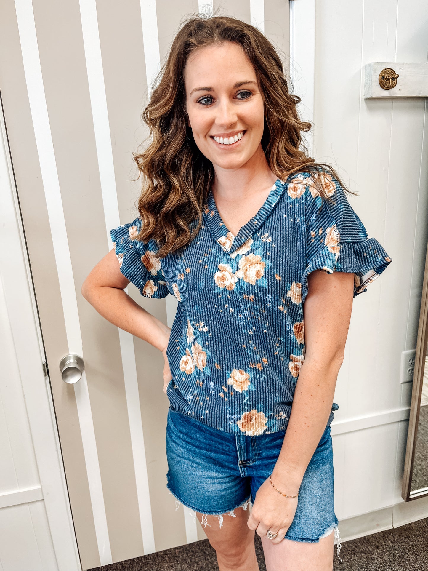 Garden of Eden Ribbed Top