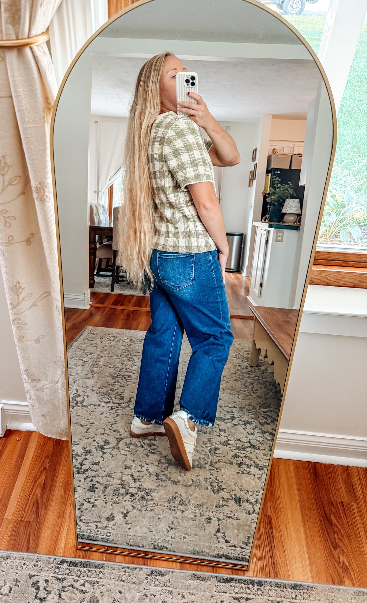 The Cozy Cottage Check Sweater