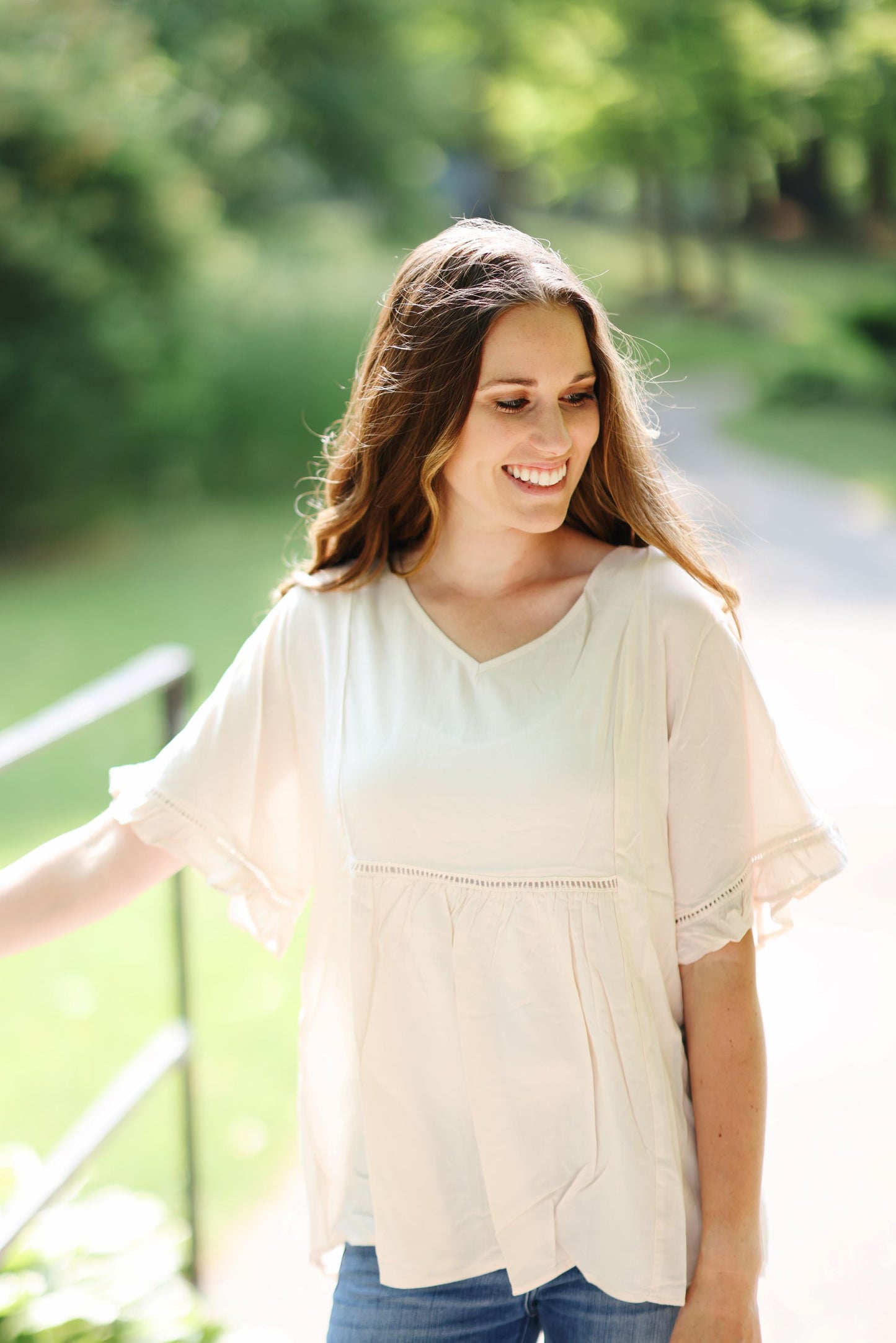 Falling For Fall Blouse Top-Apricot