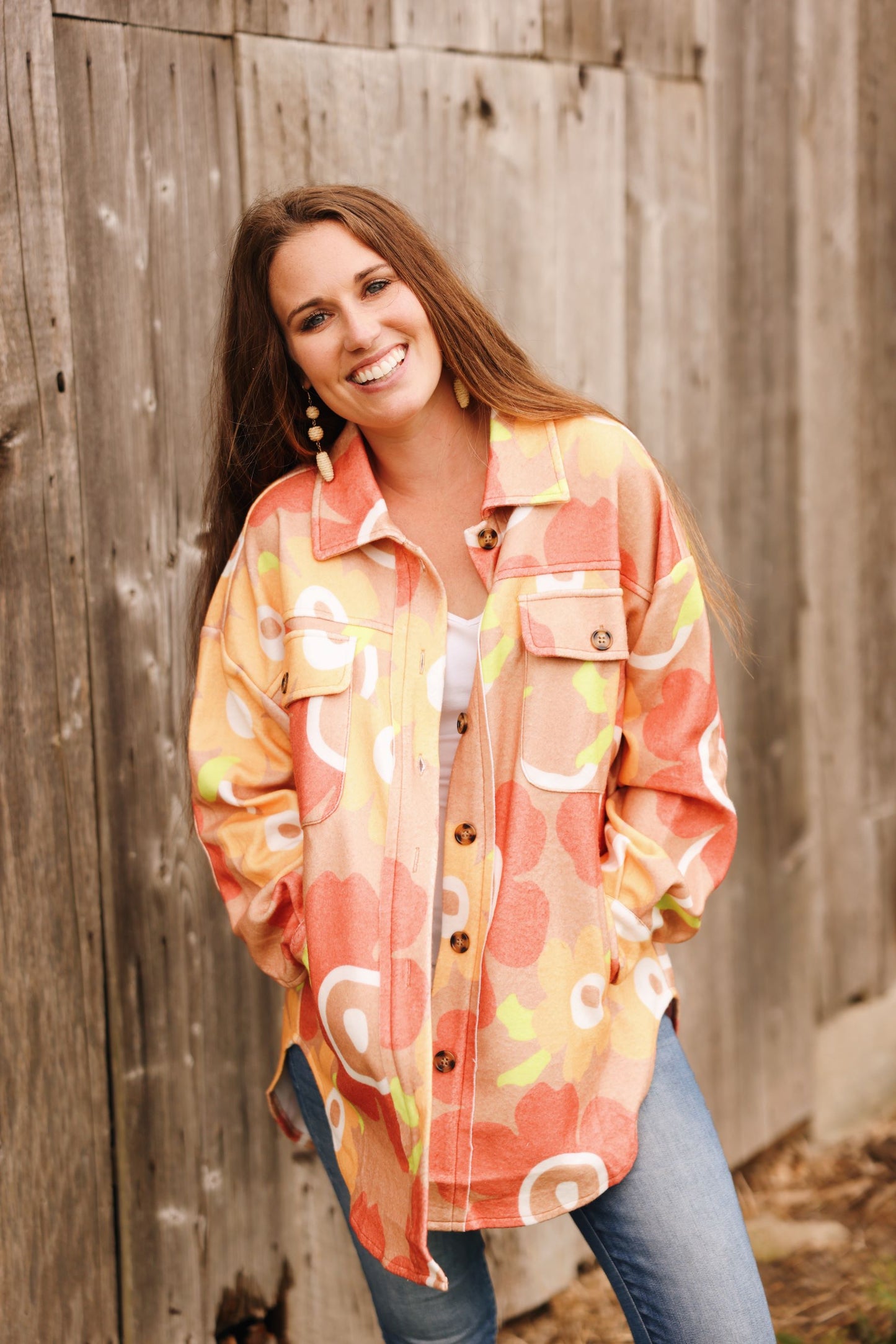 Blossom Breeze Longline Shacket