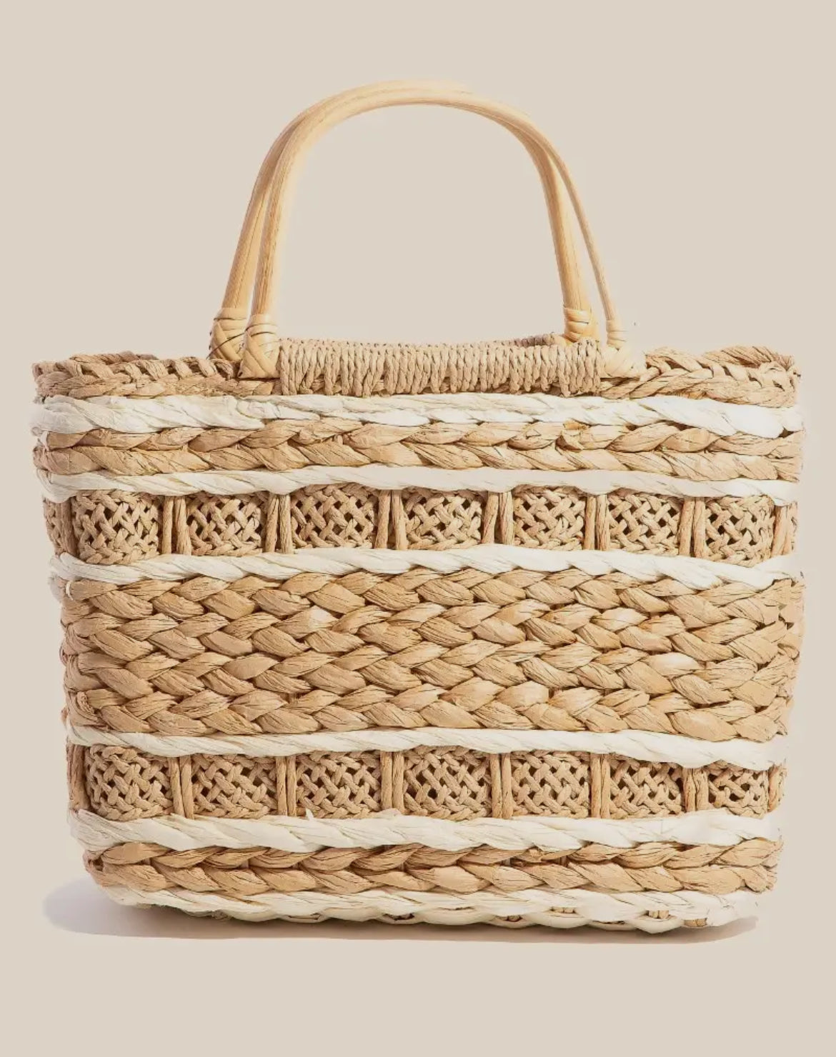 Summer's Basket Weave Hang Bag
