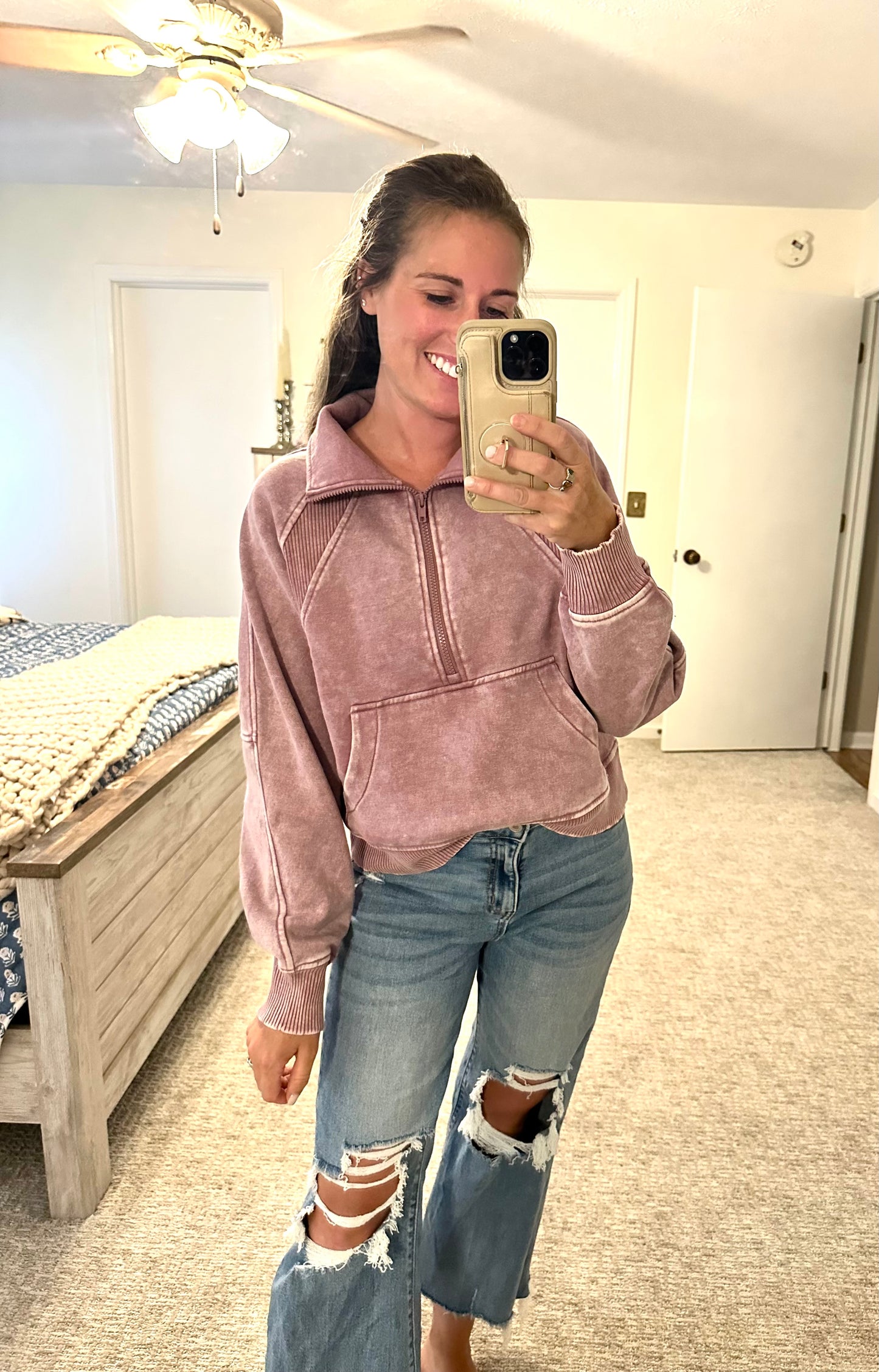 Mineral Mood Half Zip Pullover