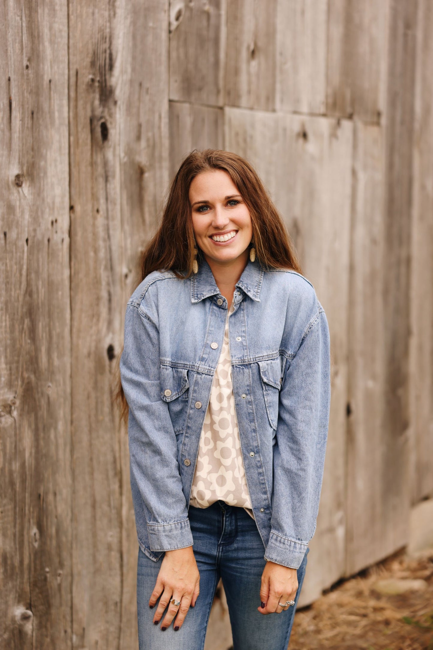 Simple Solution Denim Button Up-Blue (S-Xl)