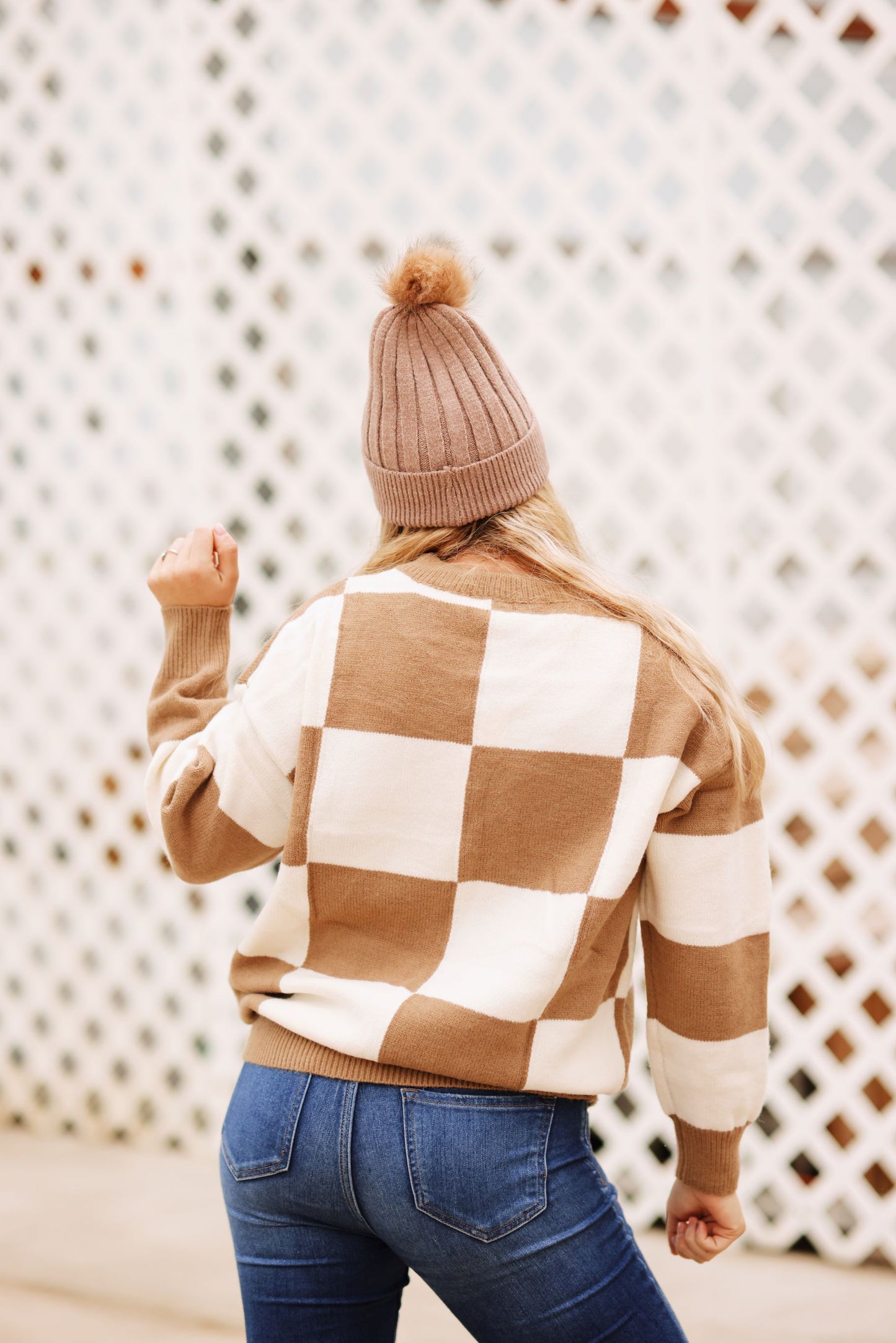 Check In for Fall Knitted Sweater (S-XL)