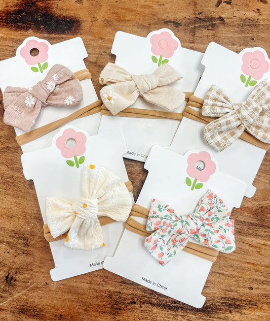Little Girl Bow Headbands (several colors)