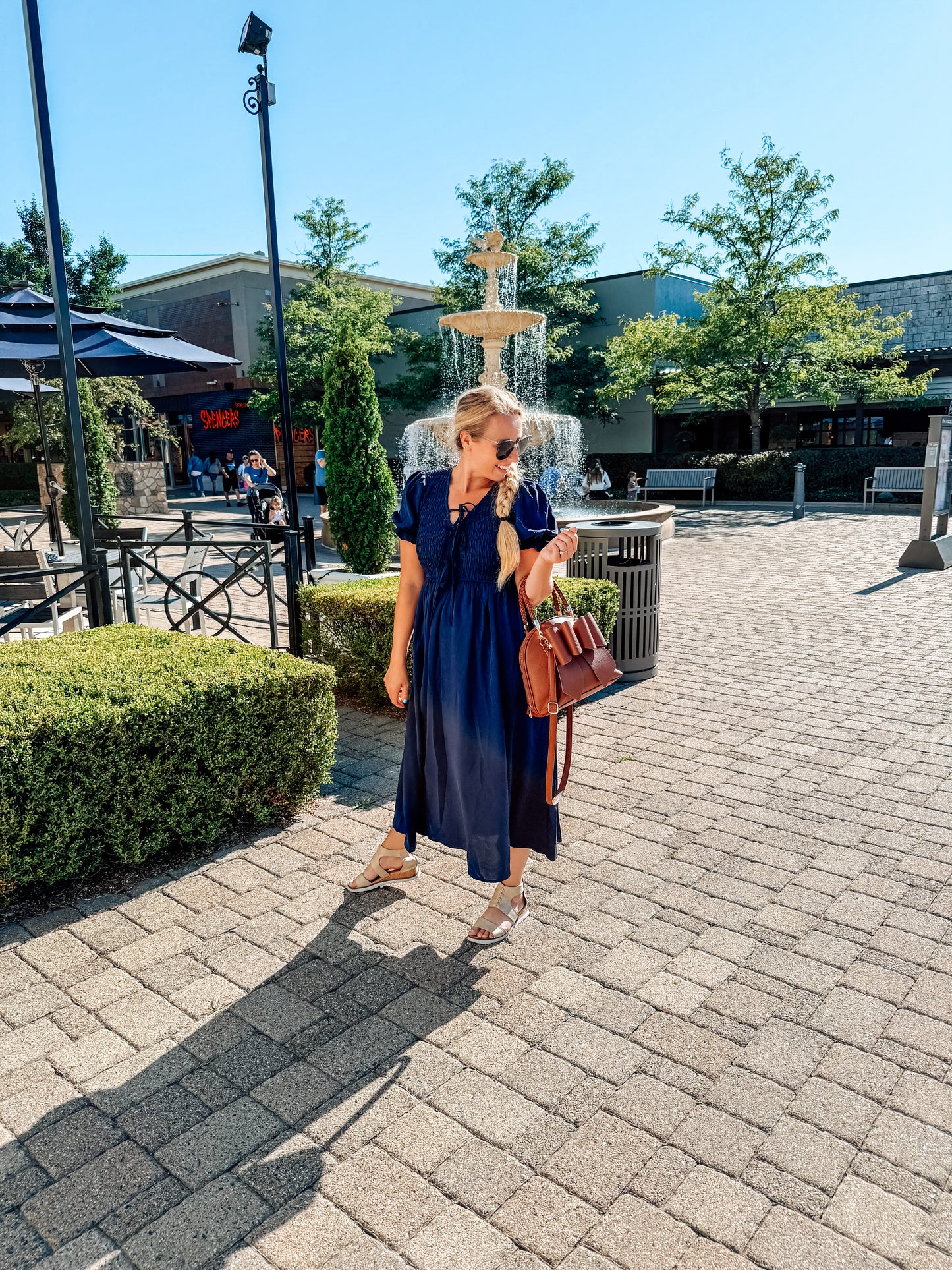 Midnight Harvest Midi Dress