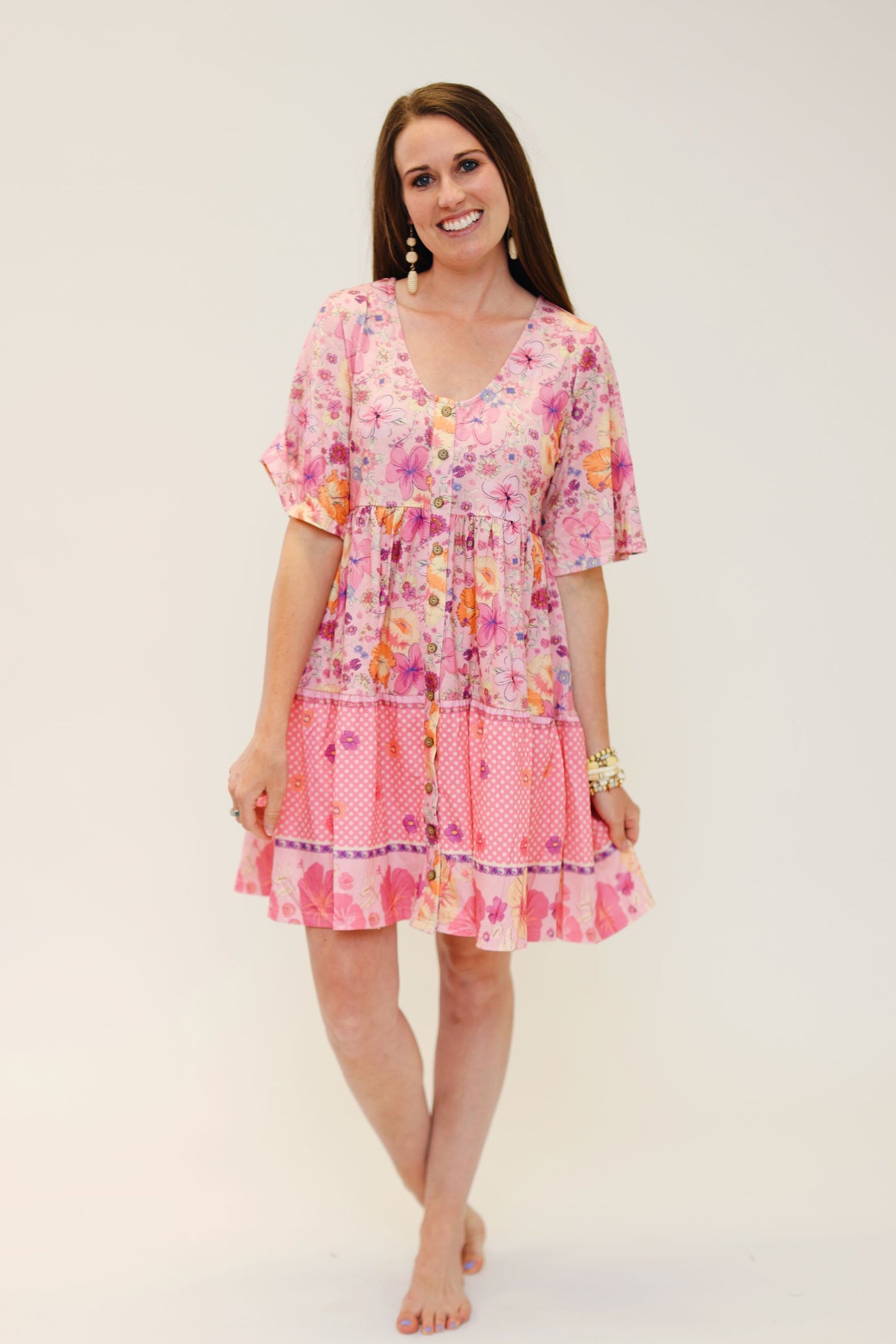 Summertime Blooms Dress (S-XL)