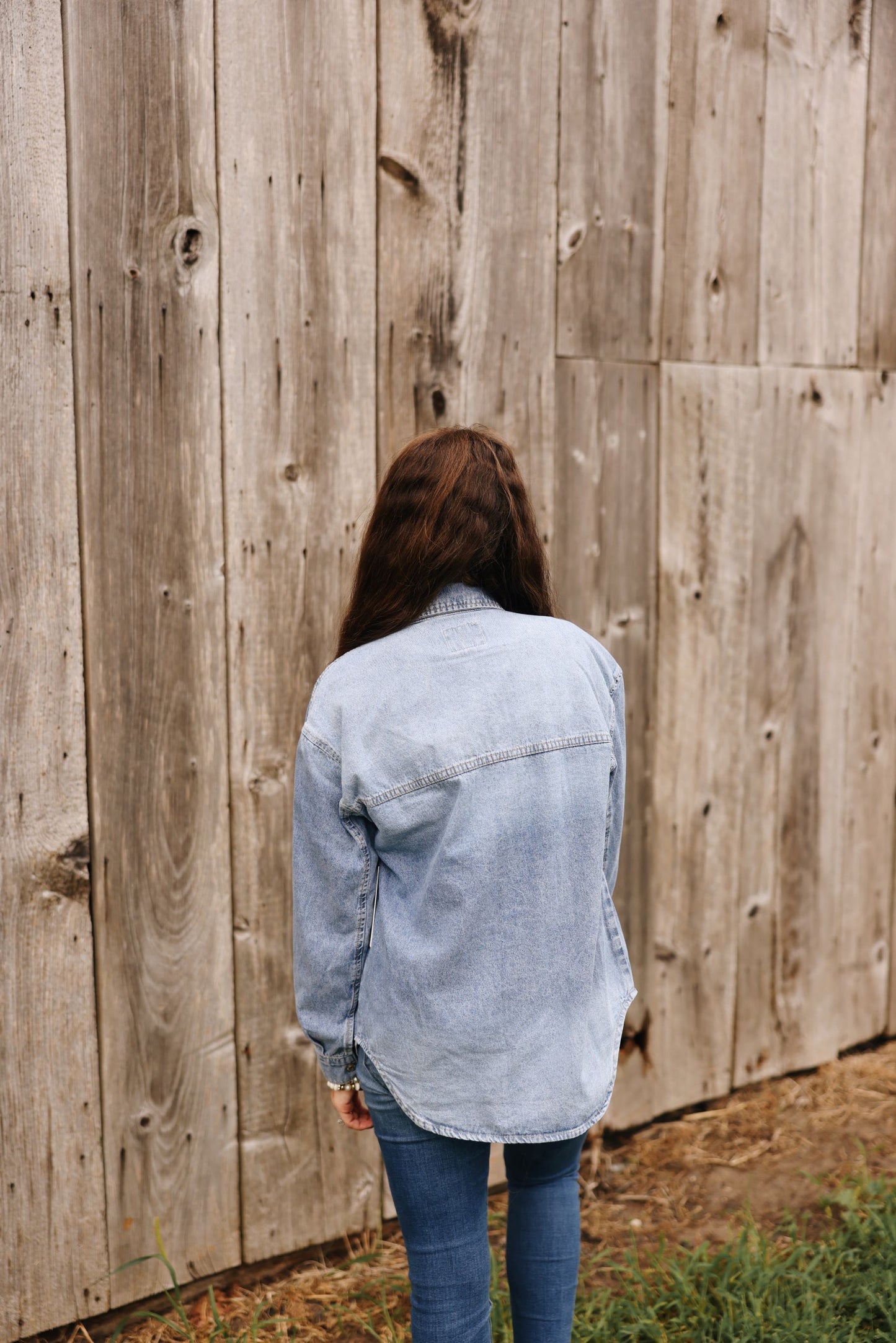 Simple Solution Denim Button Up-Blue (S-Xl)