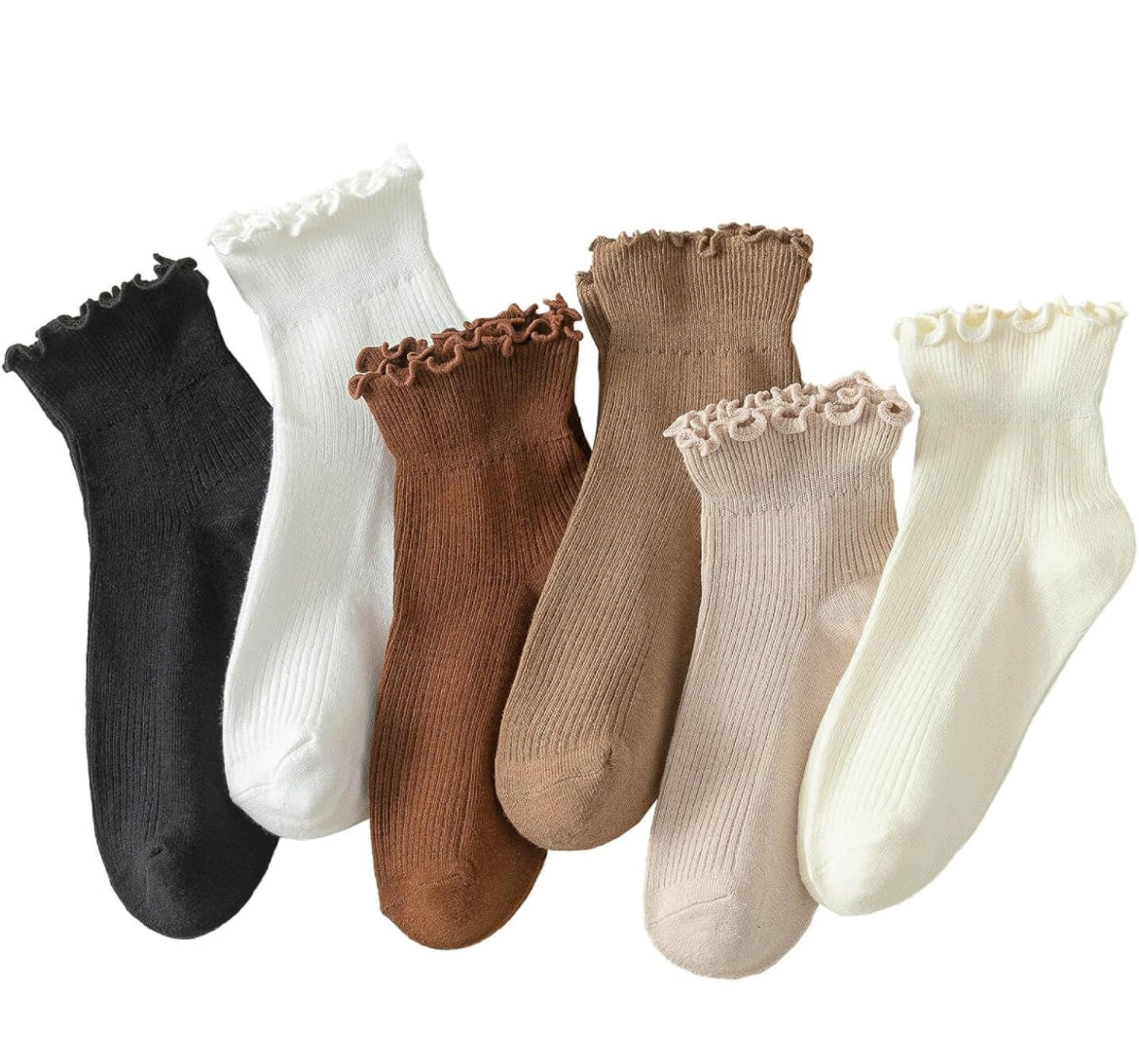 Rue Ruffle Socks (Several Colors)