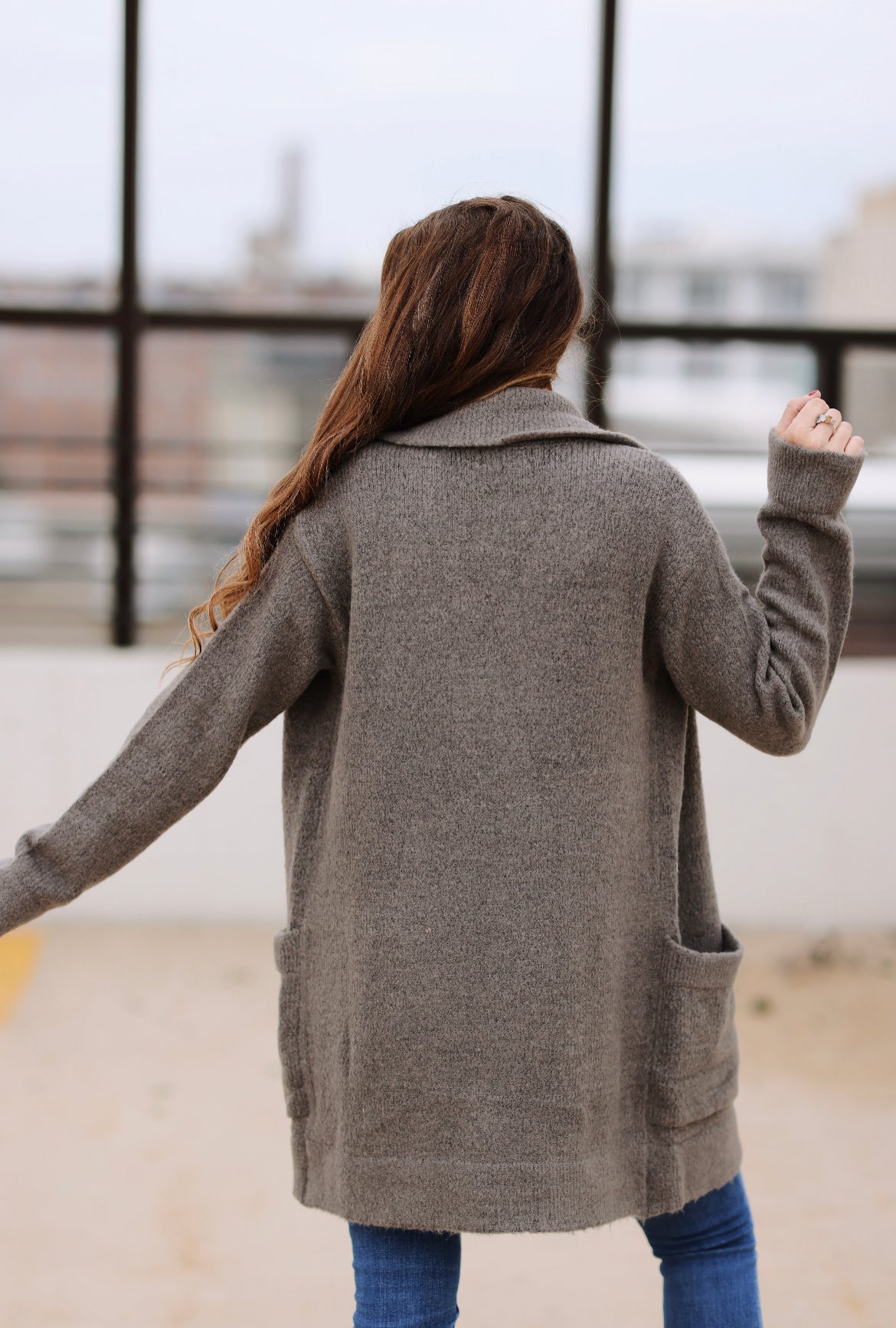 Fireside Embrace Sweater Blazer