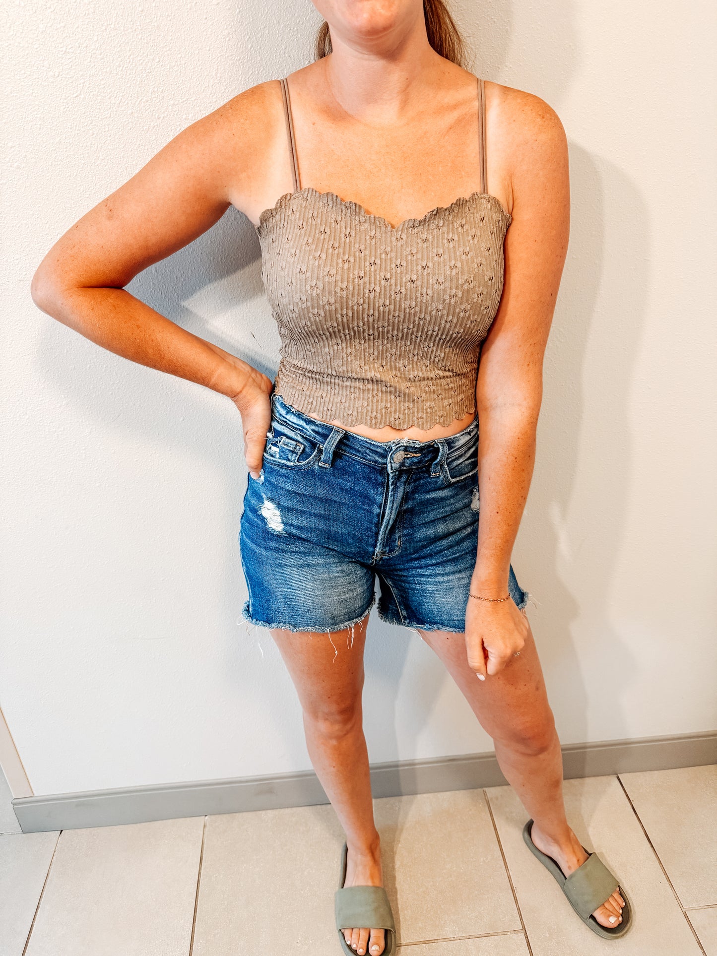 Simply Supported Scalloped Bralette
