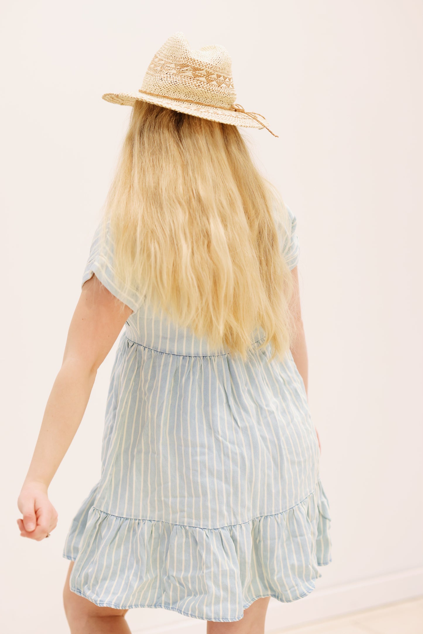 Little Miss Pin Stripe Dress