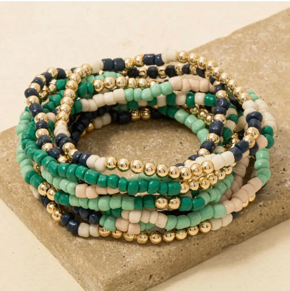 Stones Of Fall Bracelet Set (2 Colors)