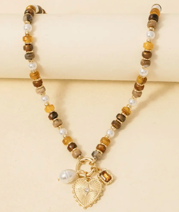 Chocolate Charm Necklace