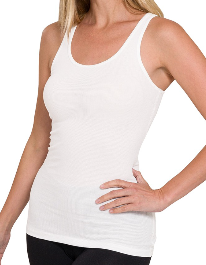 Everyday Essential Ribbed Tank (Several Colors)
