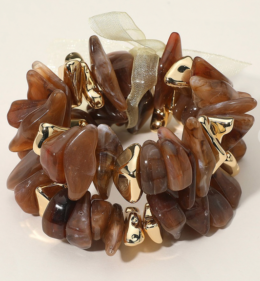 Fiona Beaded Bracelet Stack (2 Colors)