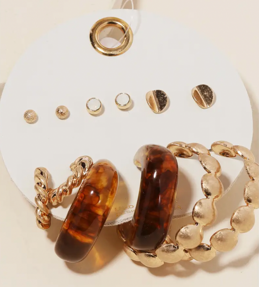 Maple Kiss Earring Set