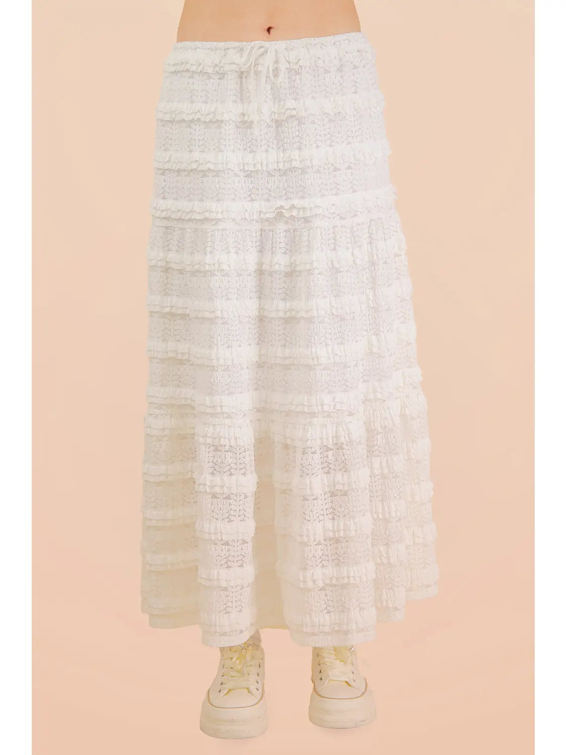 Sweet Grace Lace Midi Skirt
